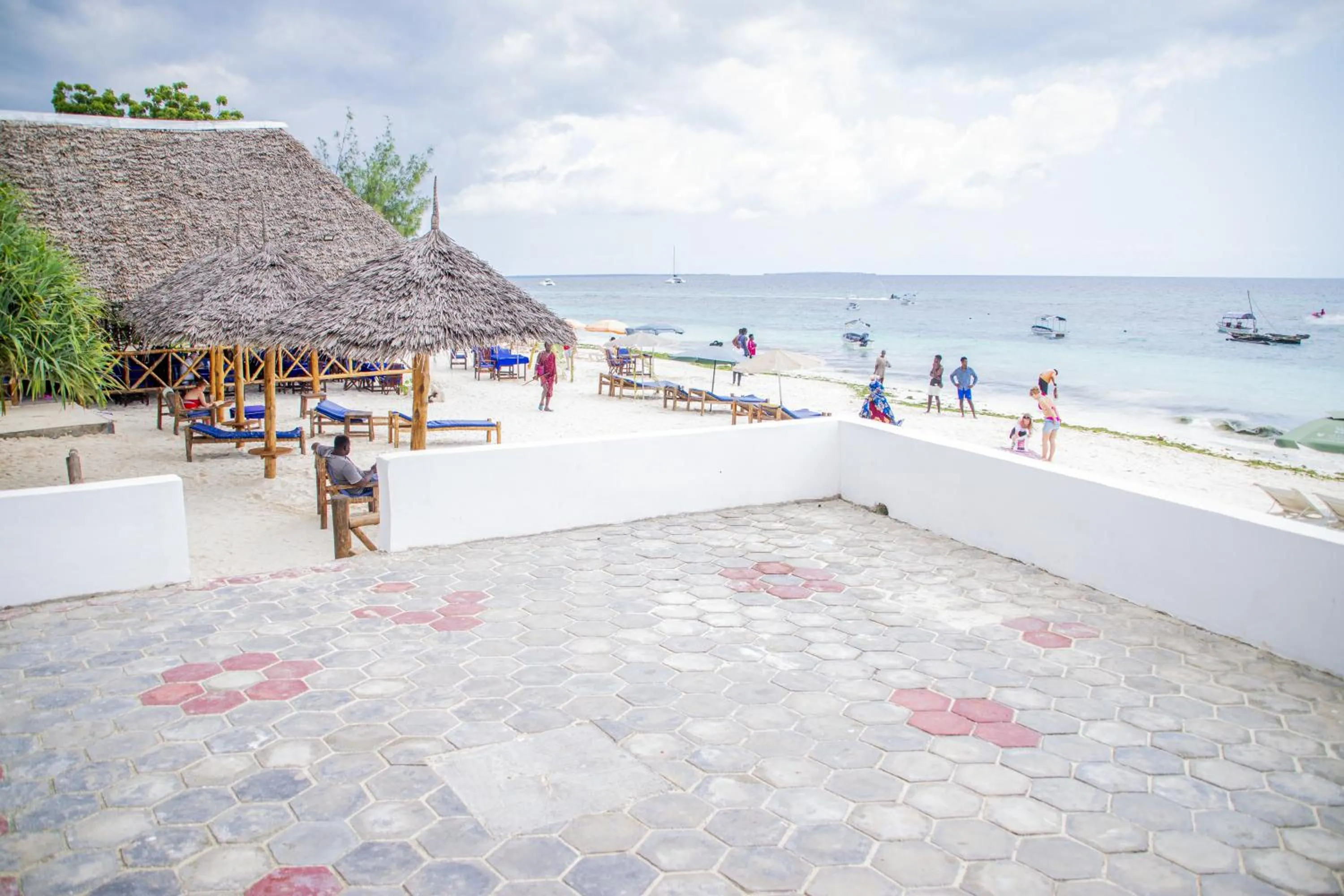 Sea view in Amazing Beach Hotel Zanzibar