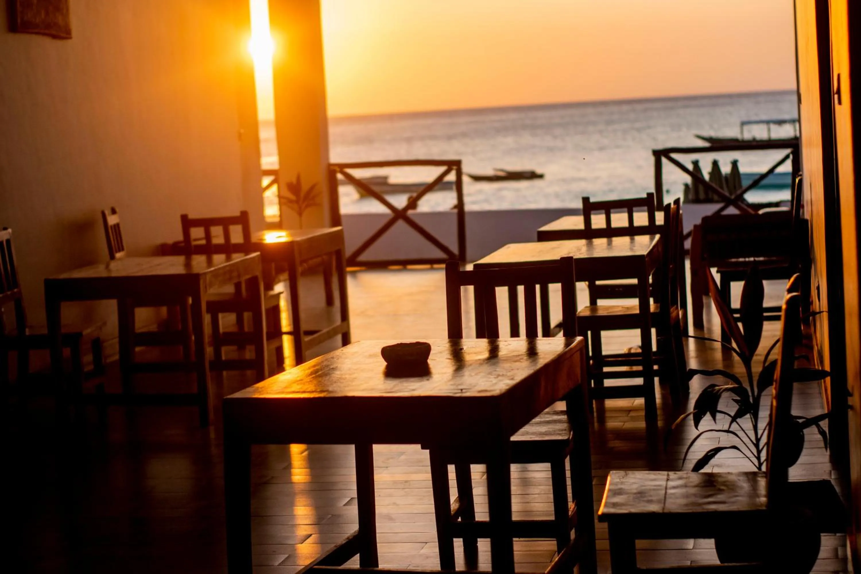 Sunrise in Amazing Beach Hotel Zanzibar