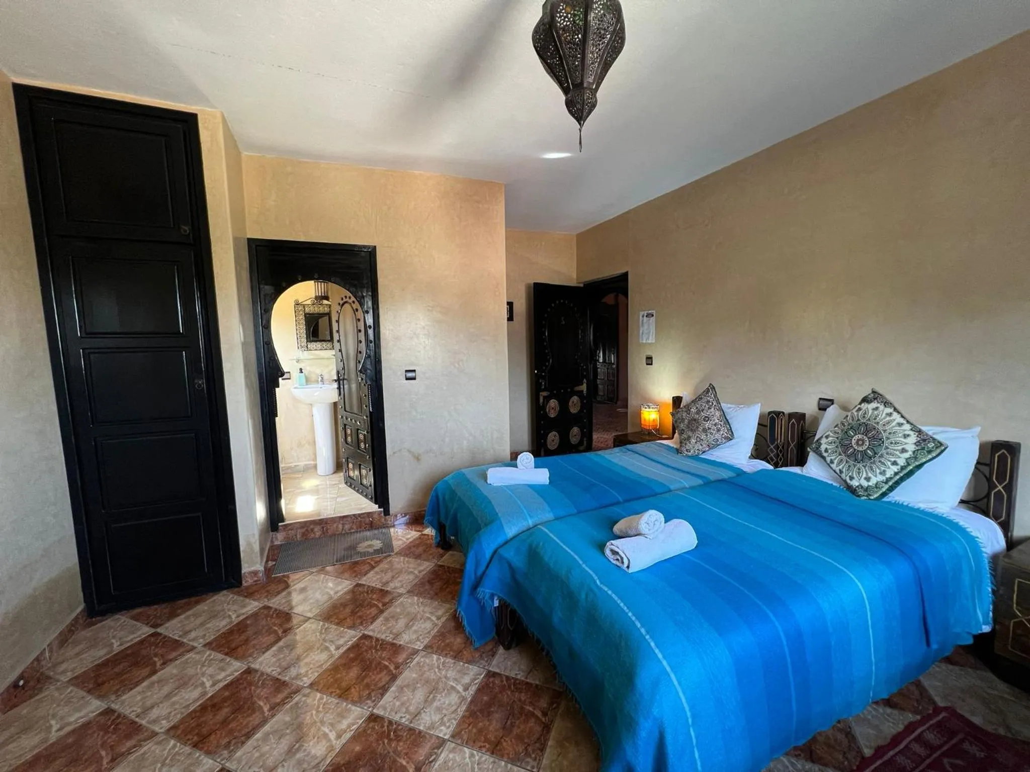 Bed in Maison d´hôtes Amazir