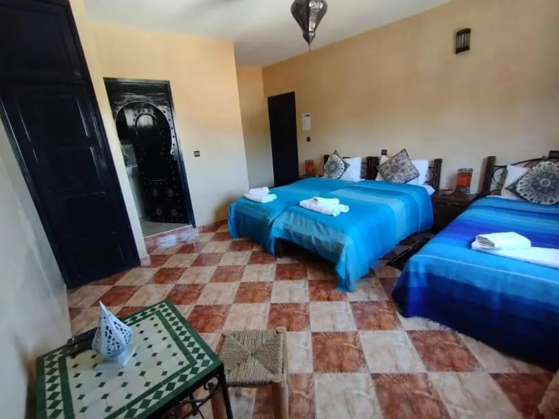 Bed in Maison d´hôtes Amazir