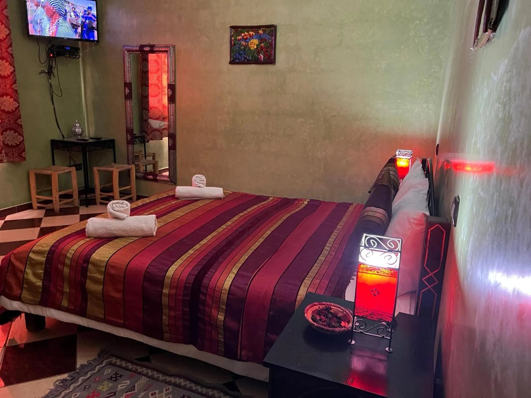 Bed in Maison d´hôtes Amazir