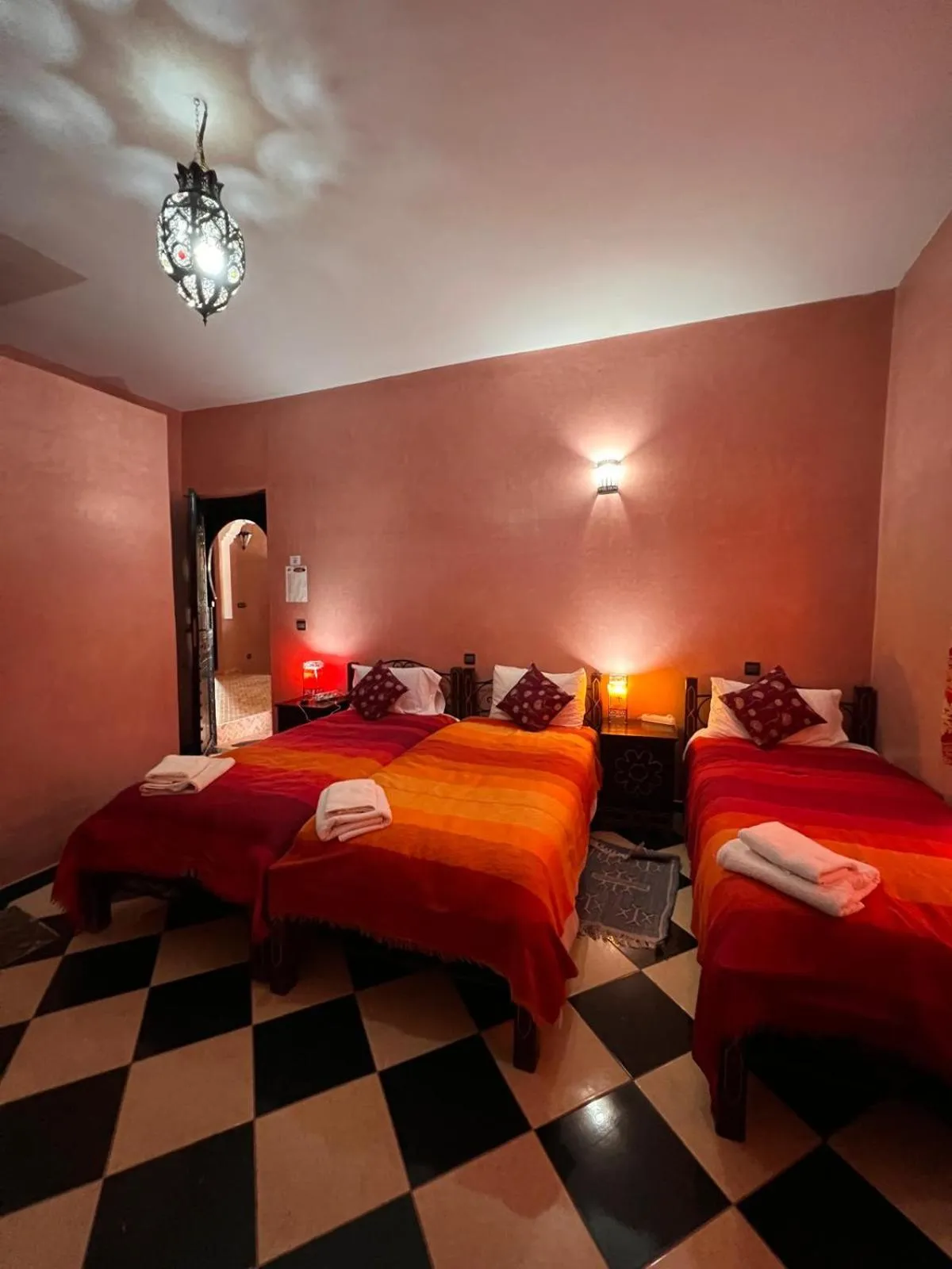 Bed in Maison d´hôtes Amazir