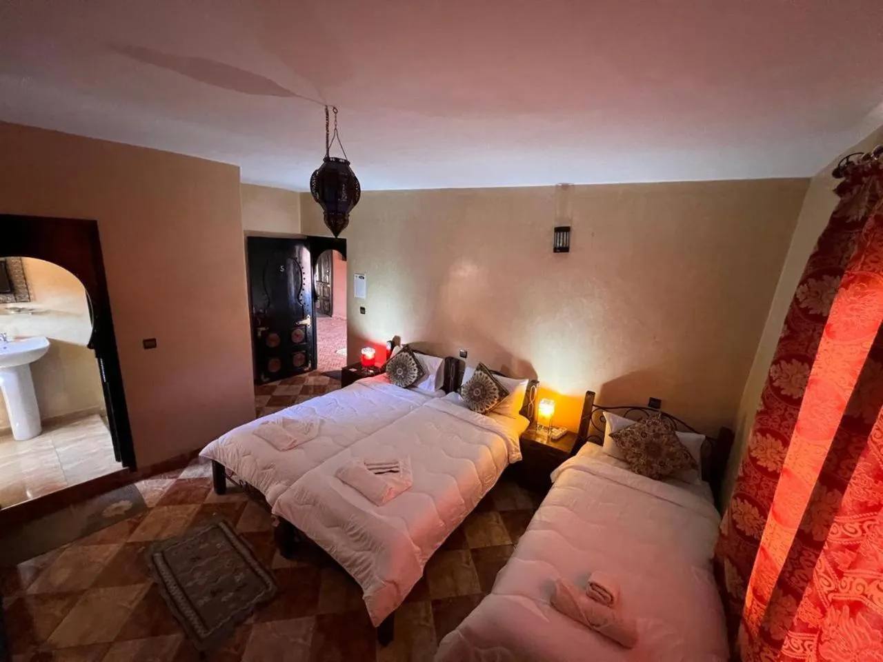 Bed in Maison d´hôtes Amazir