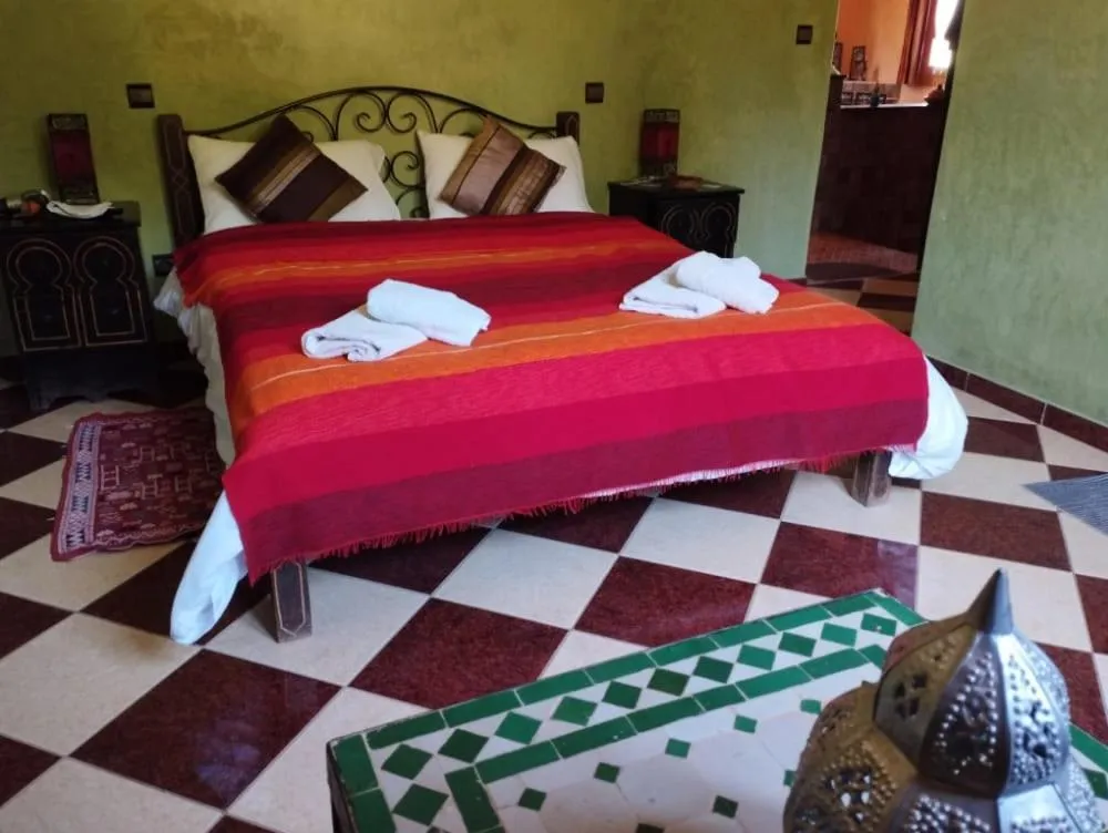 Bed in Maison d´hôtes Amazir