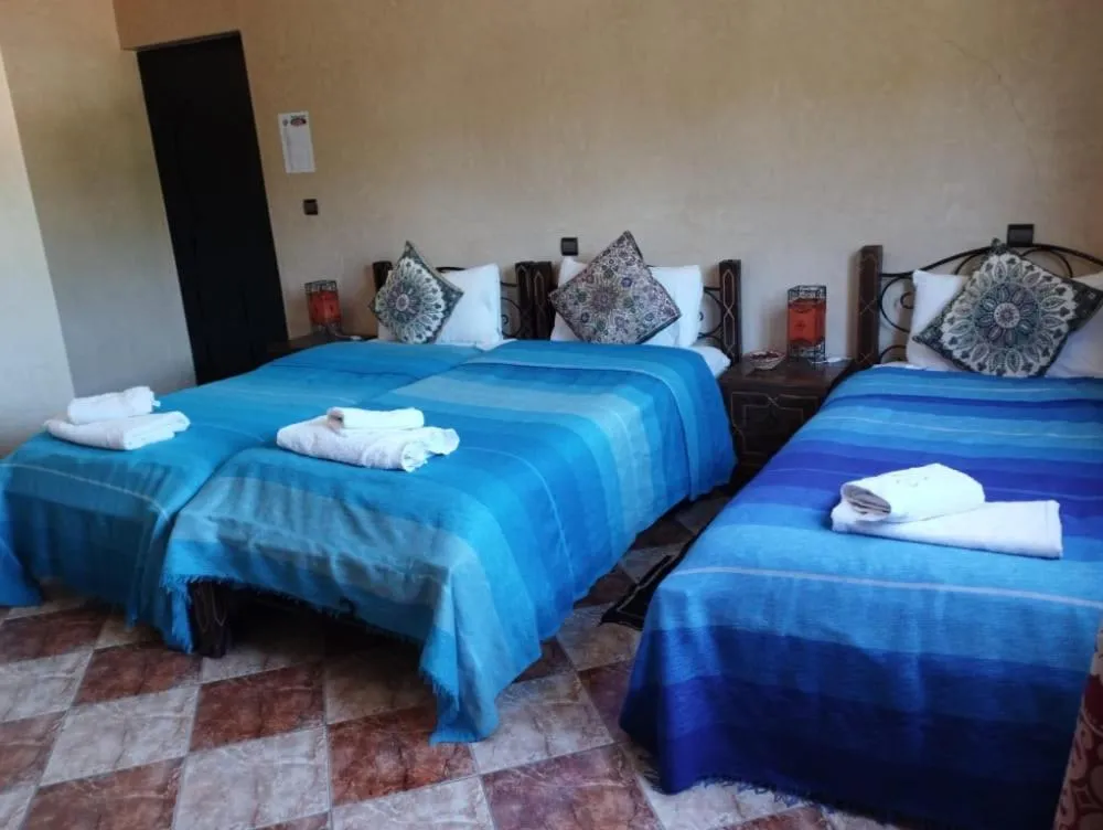 Bed in Maison d´hôtes Amazir