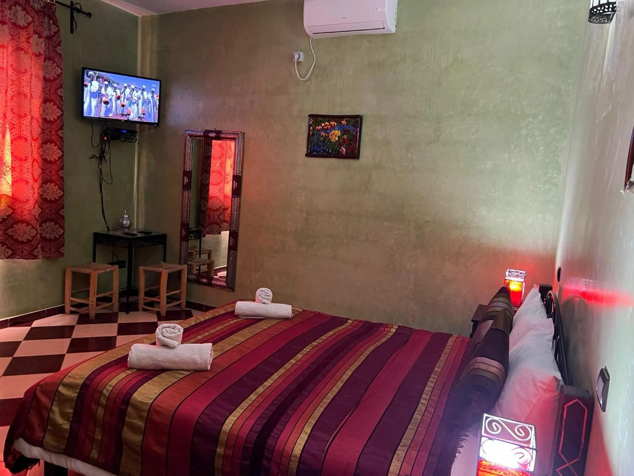 Bed in Maison d´hôtes Amazir