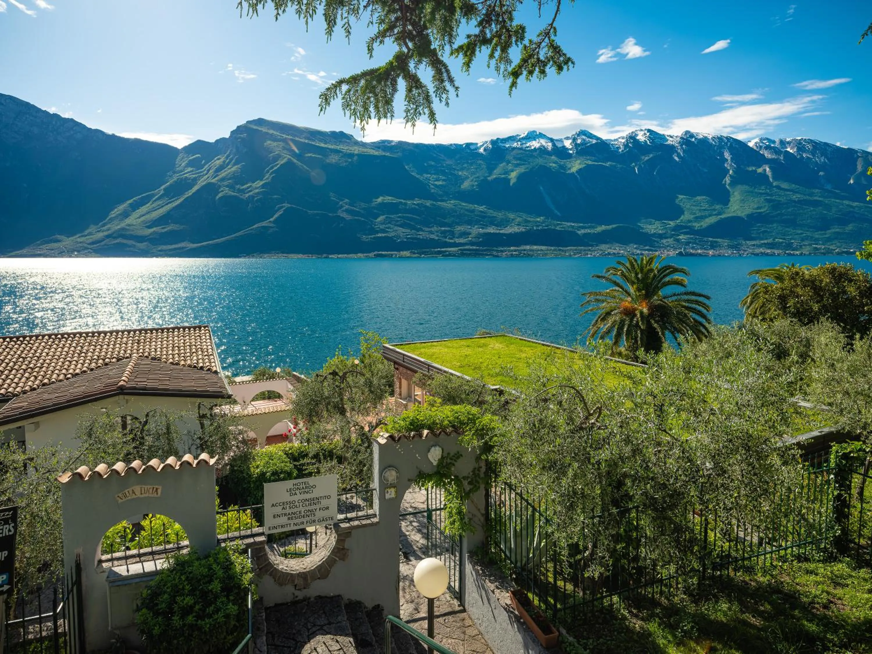 Lake view in Hotel Leonardo Da Vinci