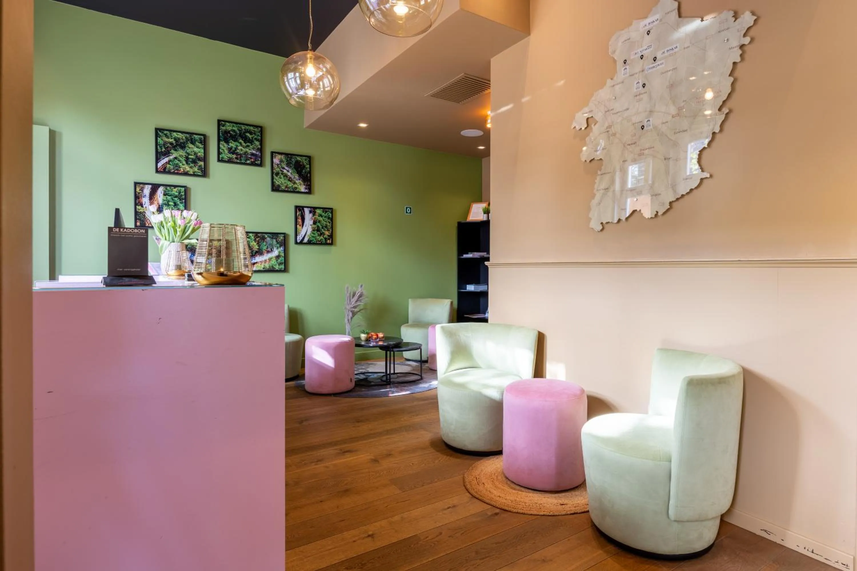 Lobby or reception in Hotel De Boskar Pelt