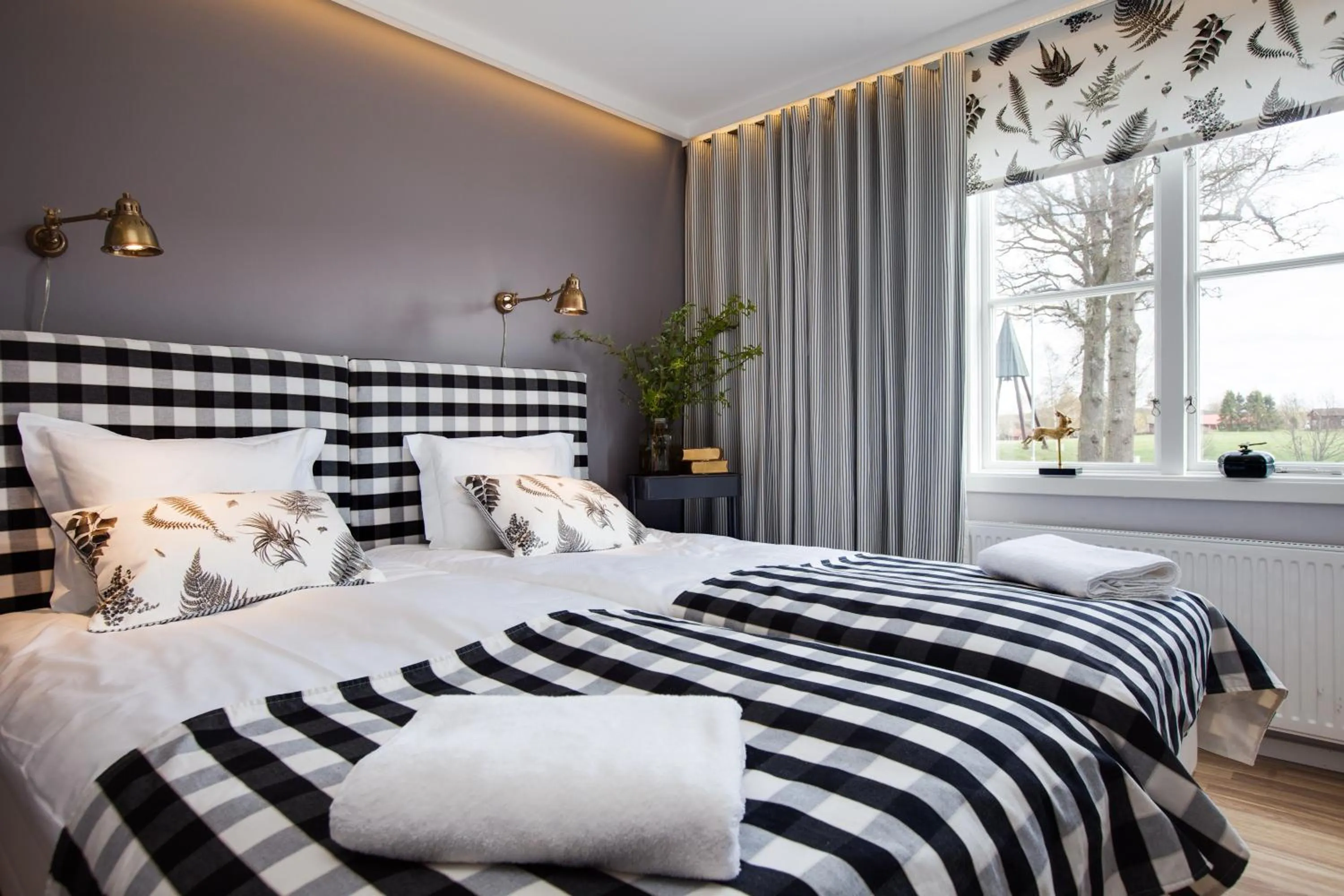 Property building, Bed in Bauergården