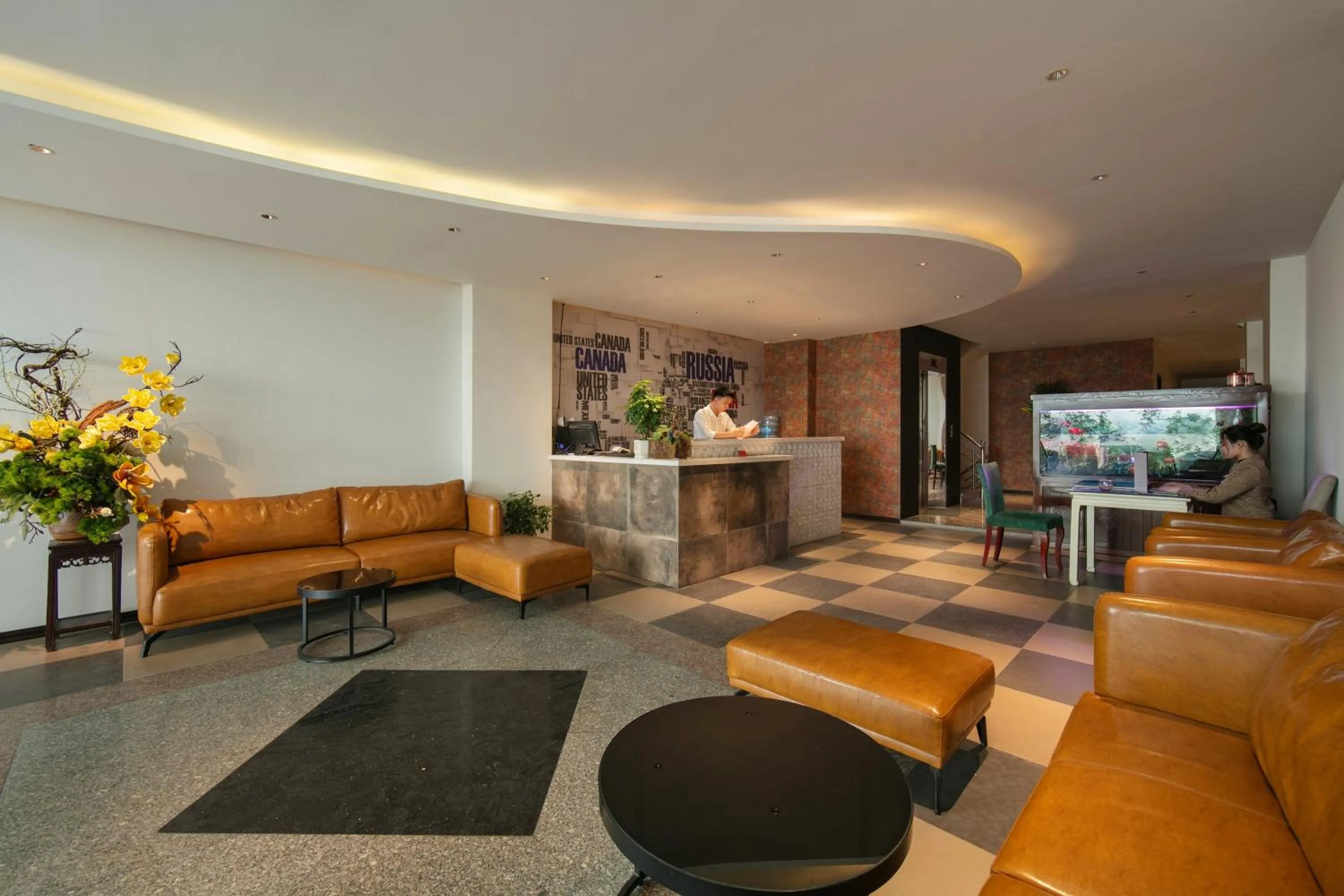 Lobby or reception in Westlake Pearl Suites & Spa 70 Xuan Dieu - By Pegasy Group