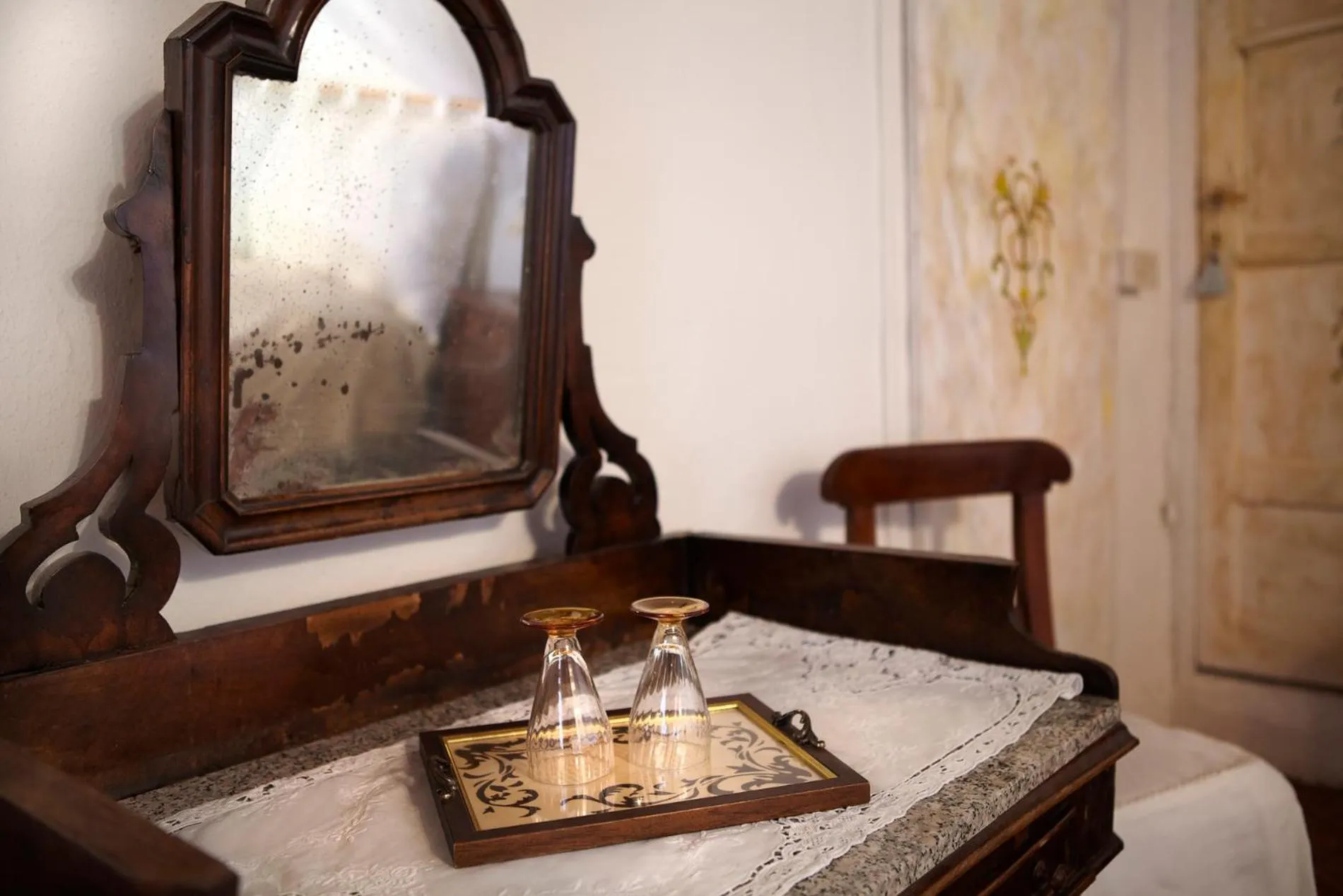 Bedroom in Antico Borgo Sanda Lago Maggiore