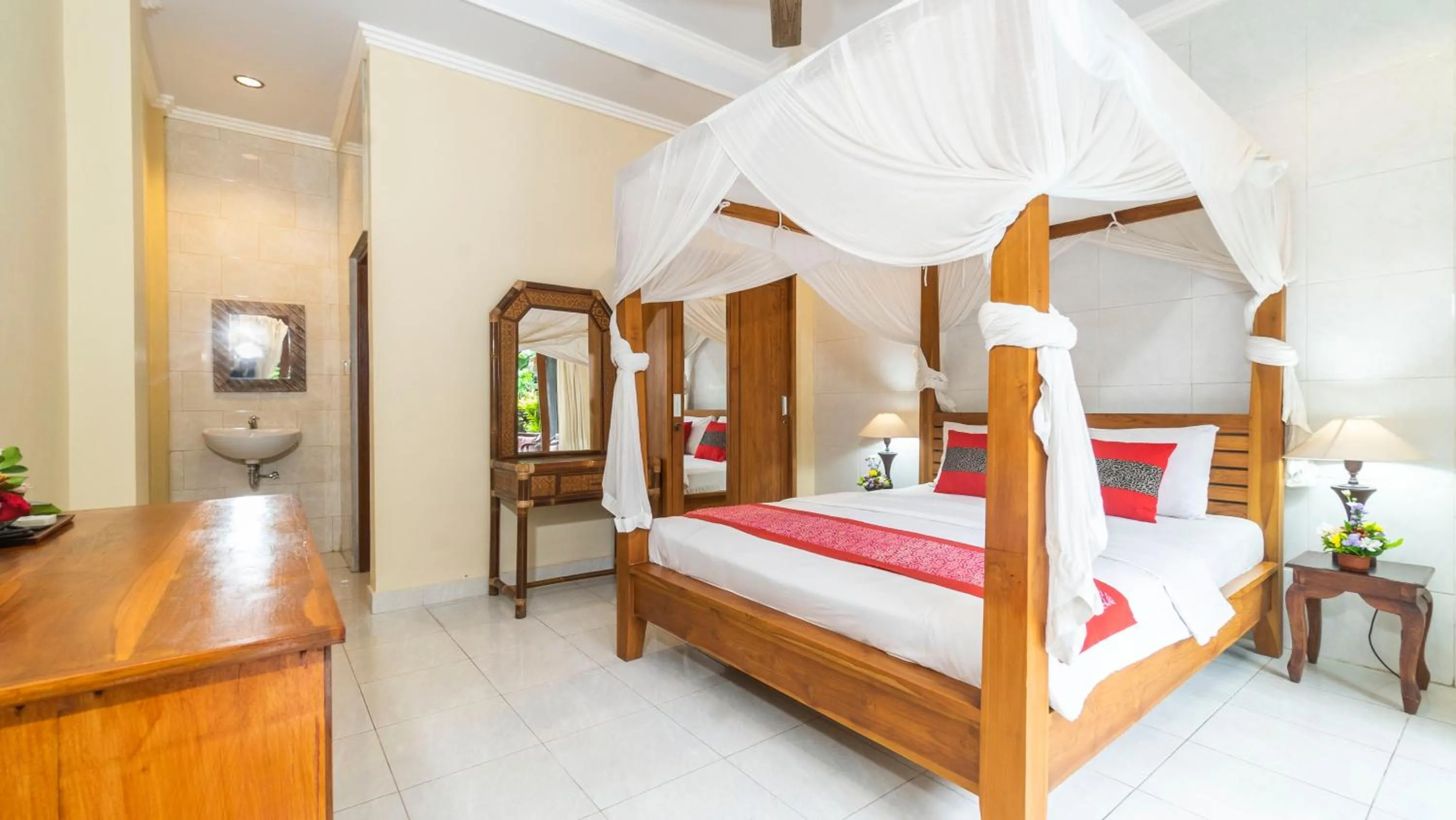 Bed in Raka House Accommodation