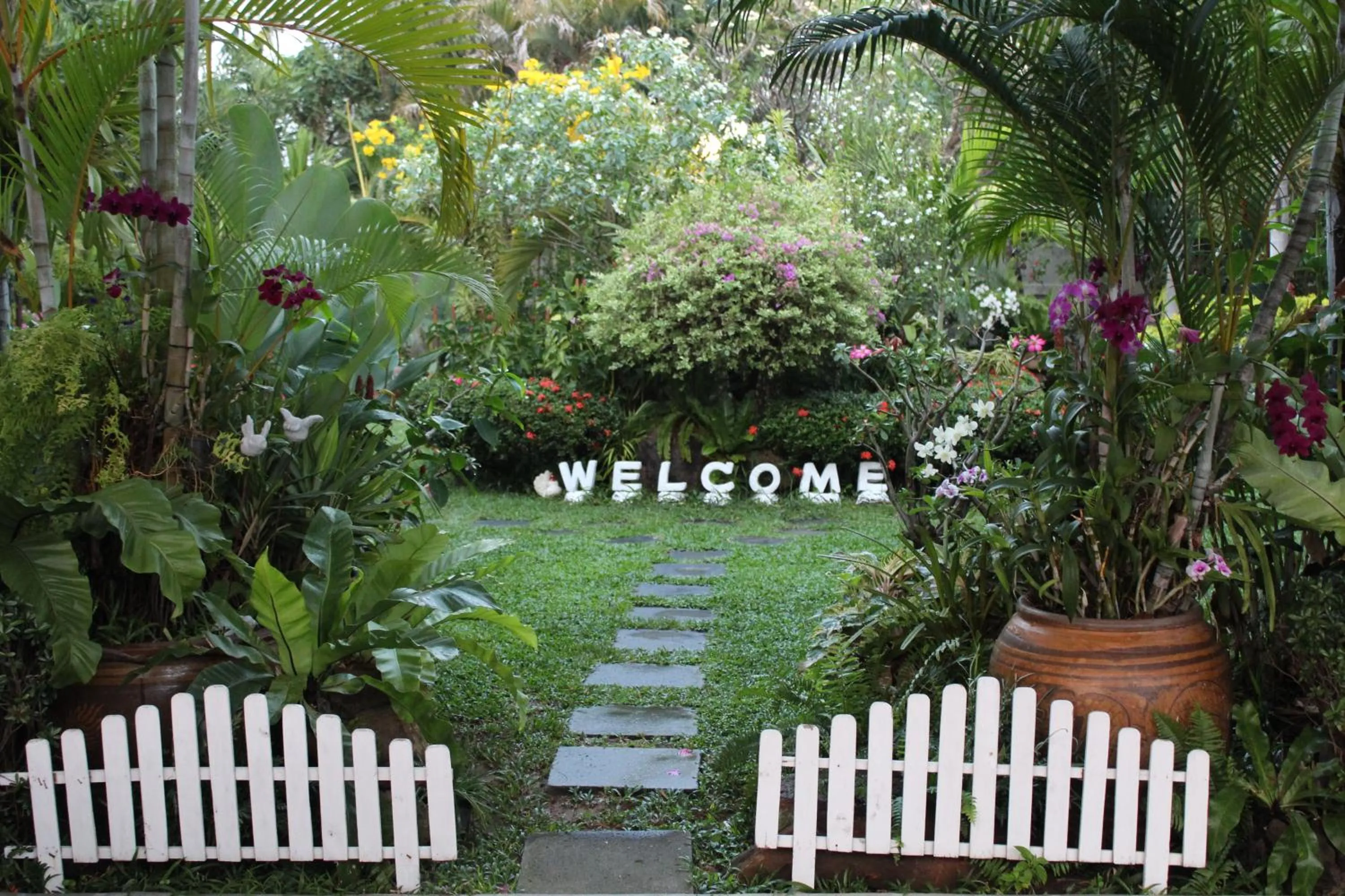 Garden in White Elephant Resort