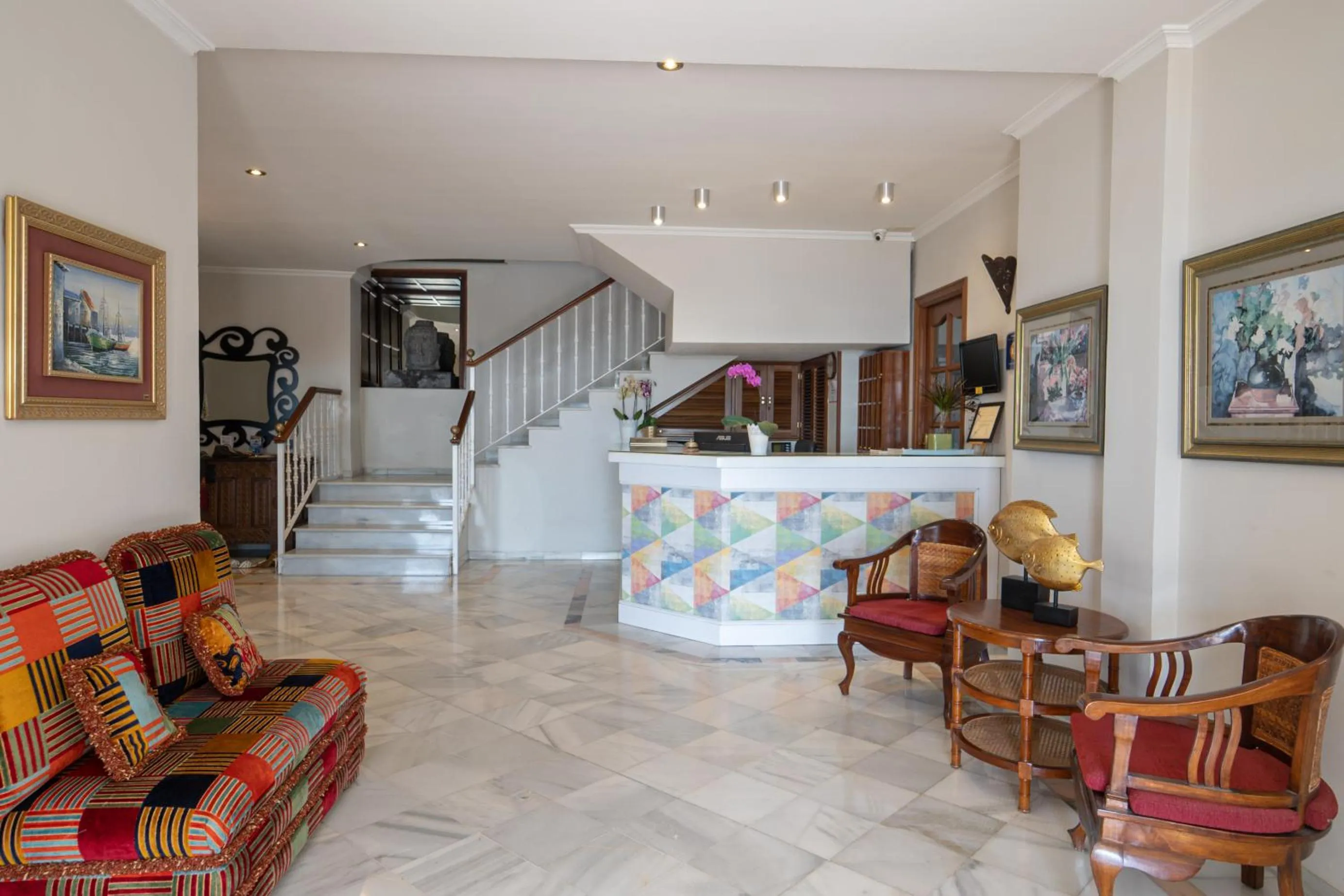 Lobby or reception in Hotel Piedra Paloma by Croma