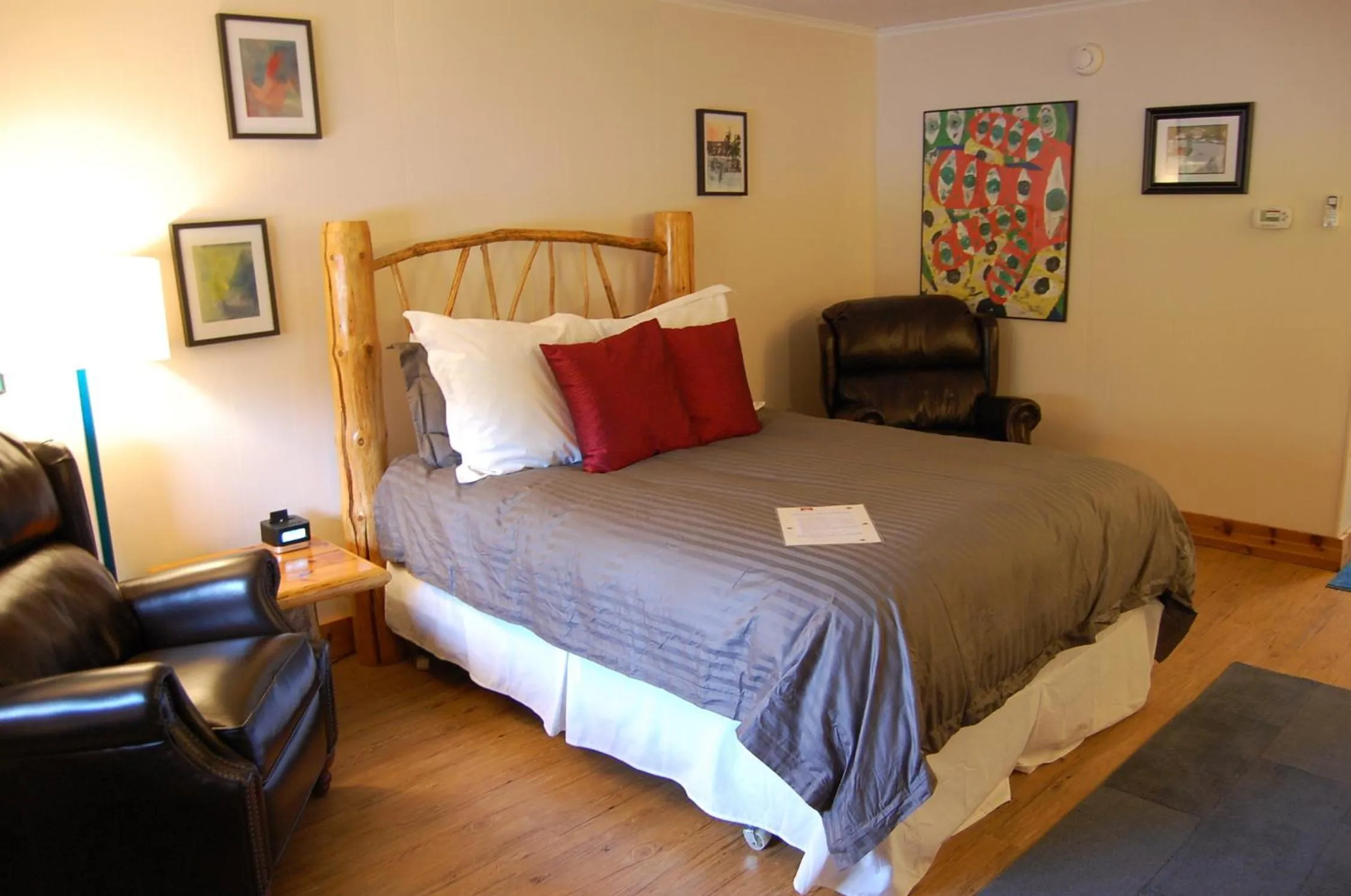 Bed in Gore Mountain Lodge