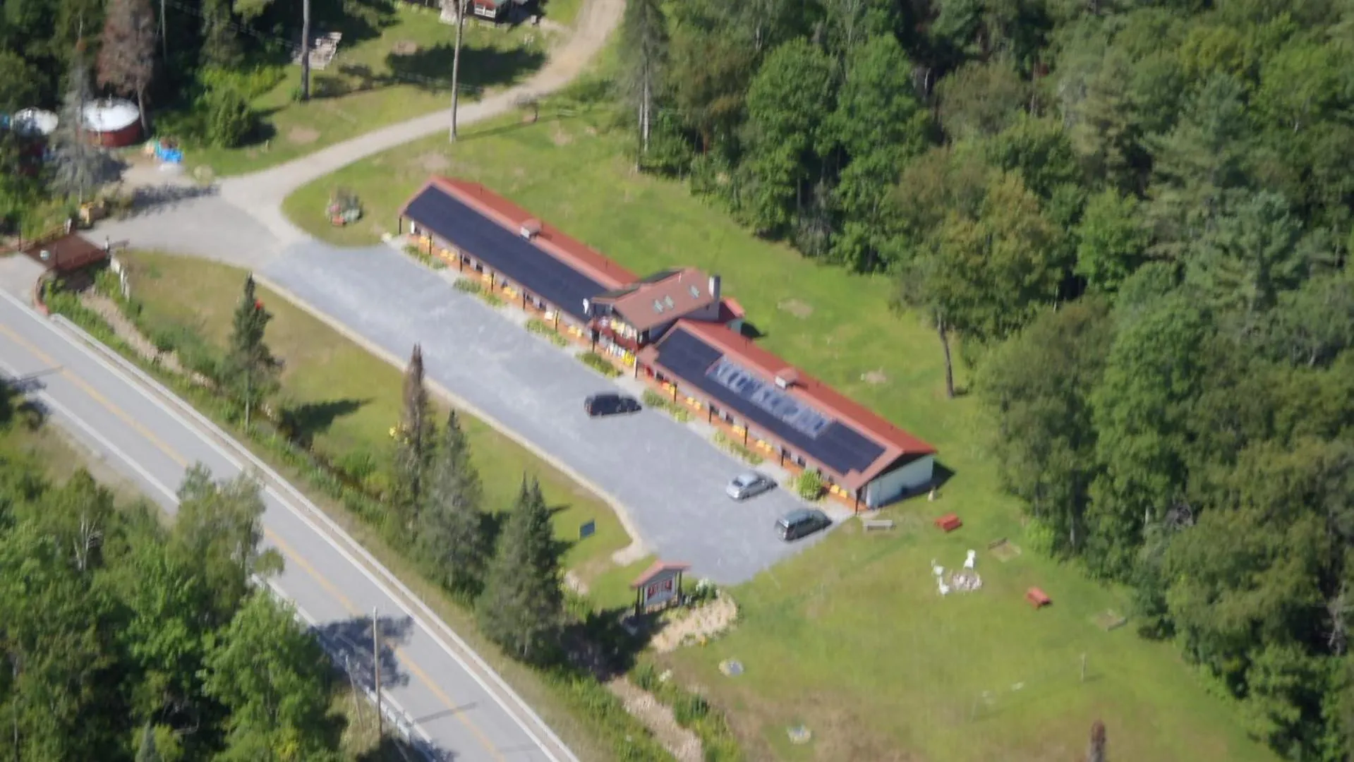 Bird's eye view in Gore Mountain Lodge