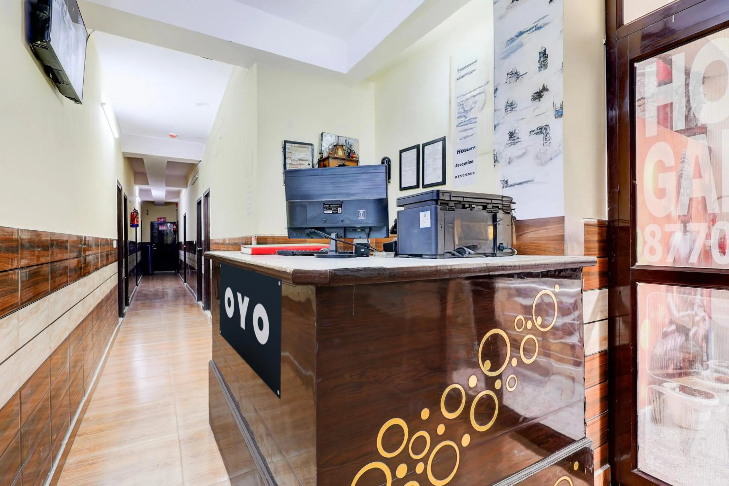Lobby or reception in HOTEL O GALAXY