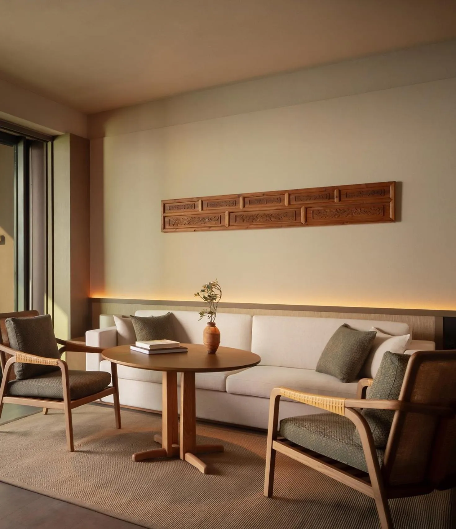 Living room in Alila Dong'Ao Island Zhuhai