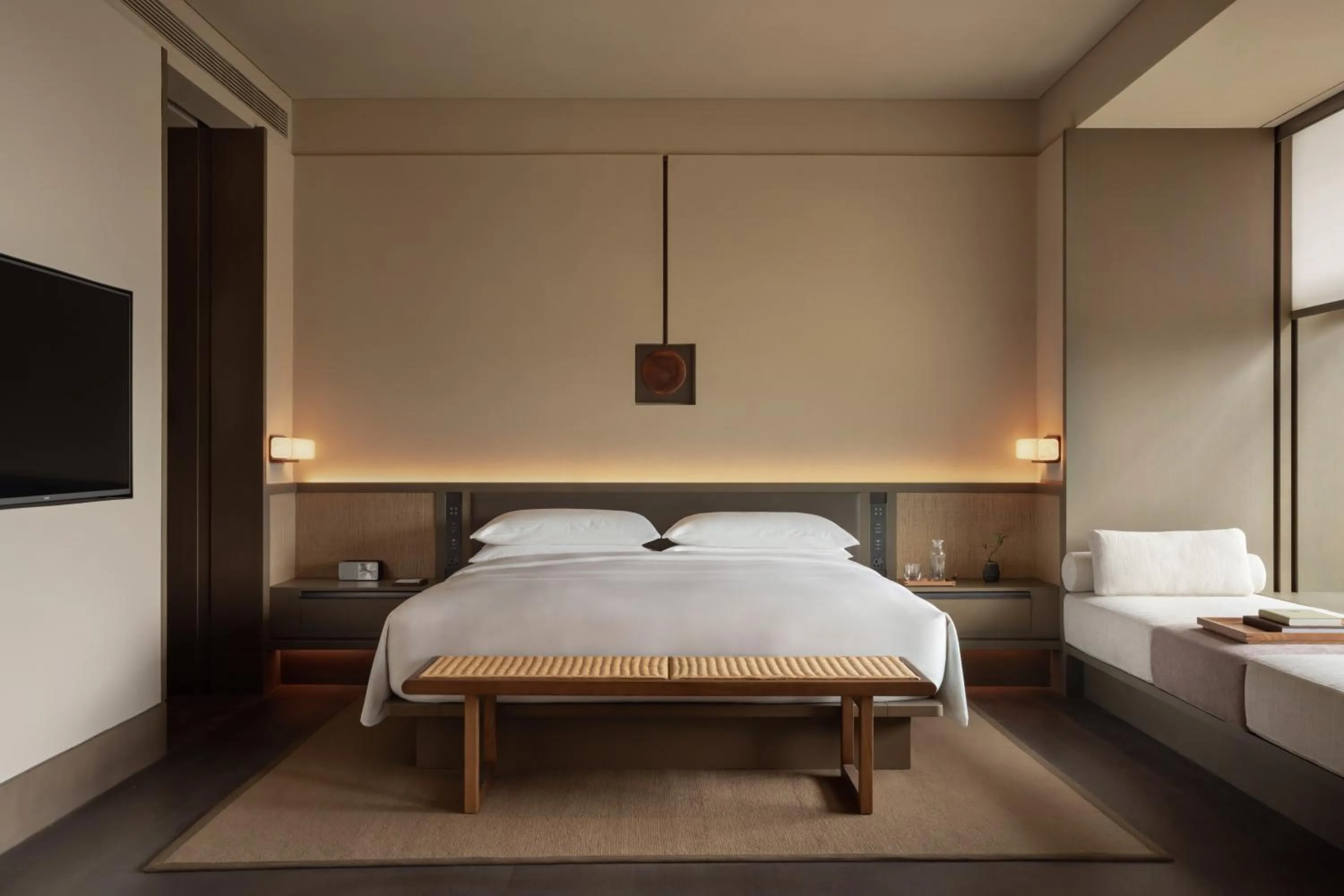 Bedroom, Bed in Alila Dong'Ao Island Zhuhai