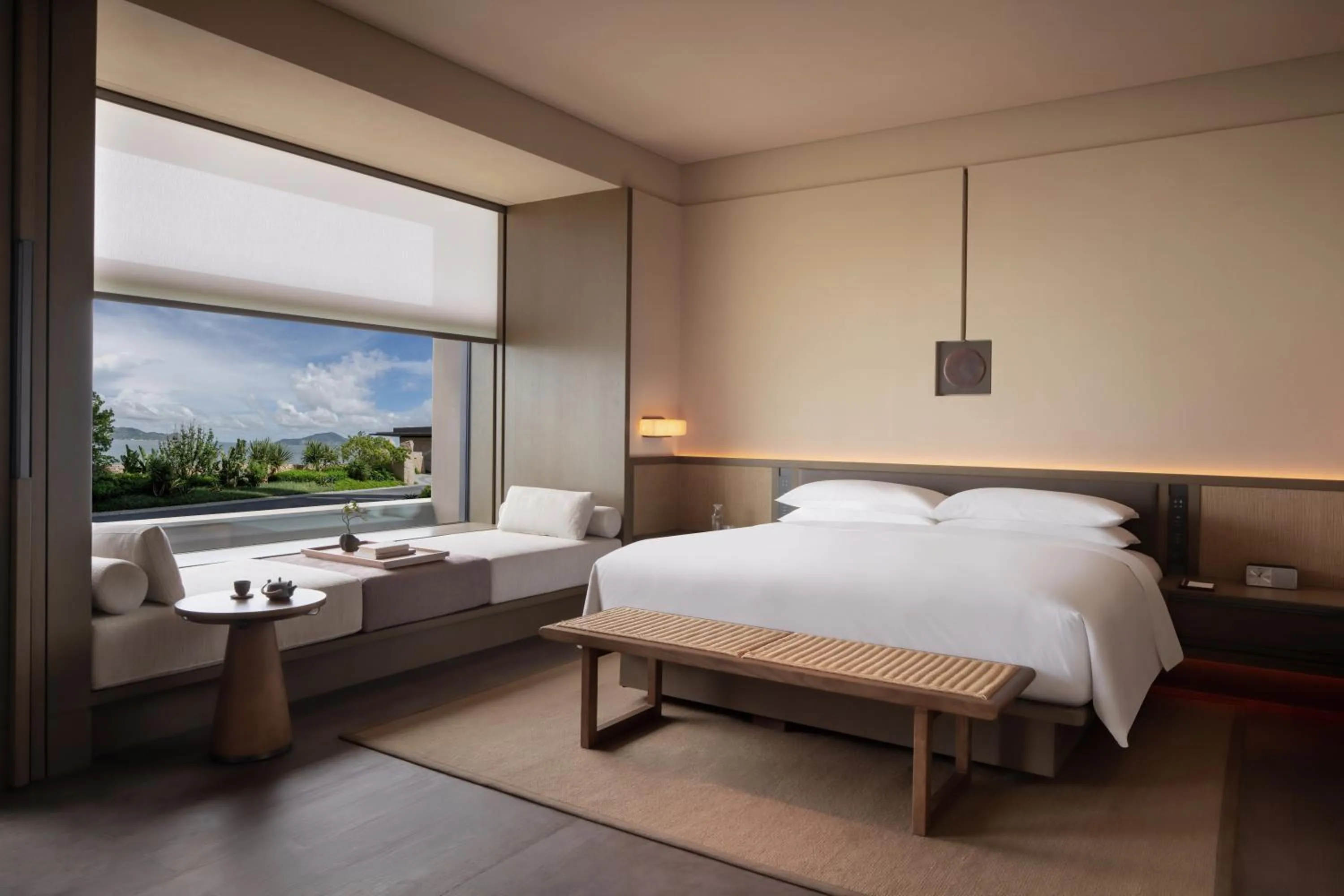 Bedroom, Bed in Alila Dong'Ao Island Zhuhai