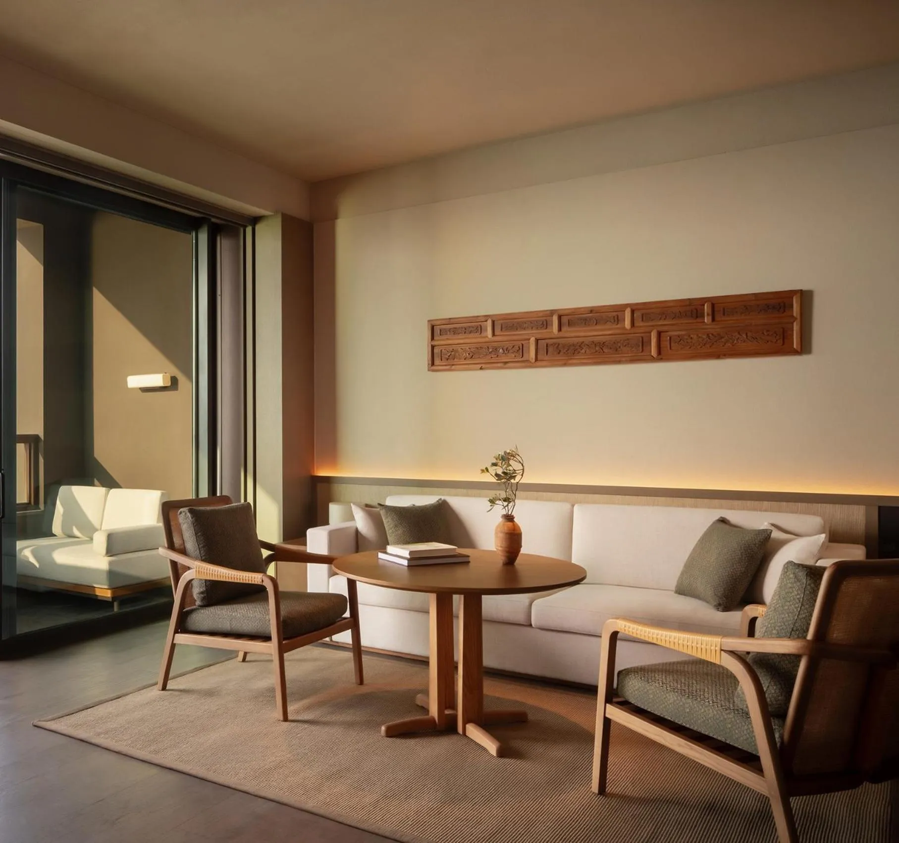 Living room in Alila Dong'Ao Island Zhuhai