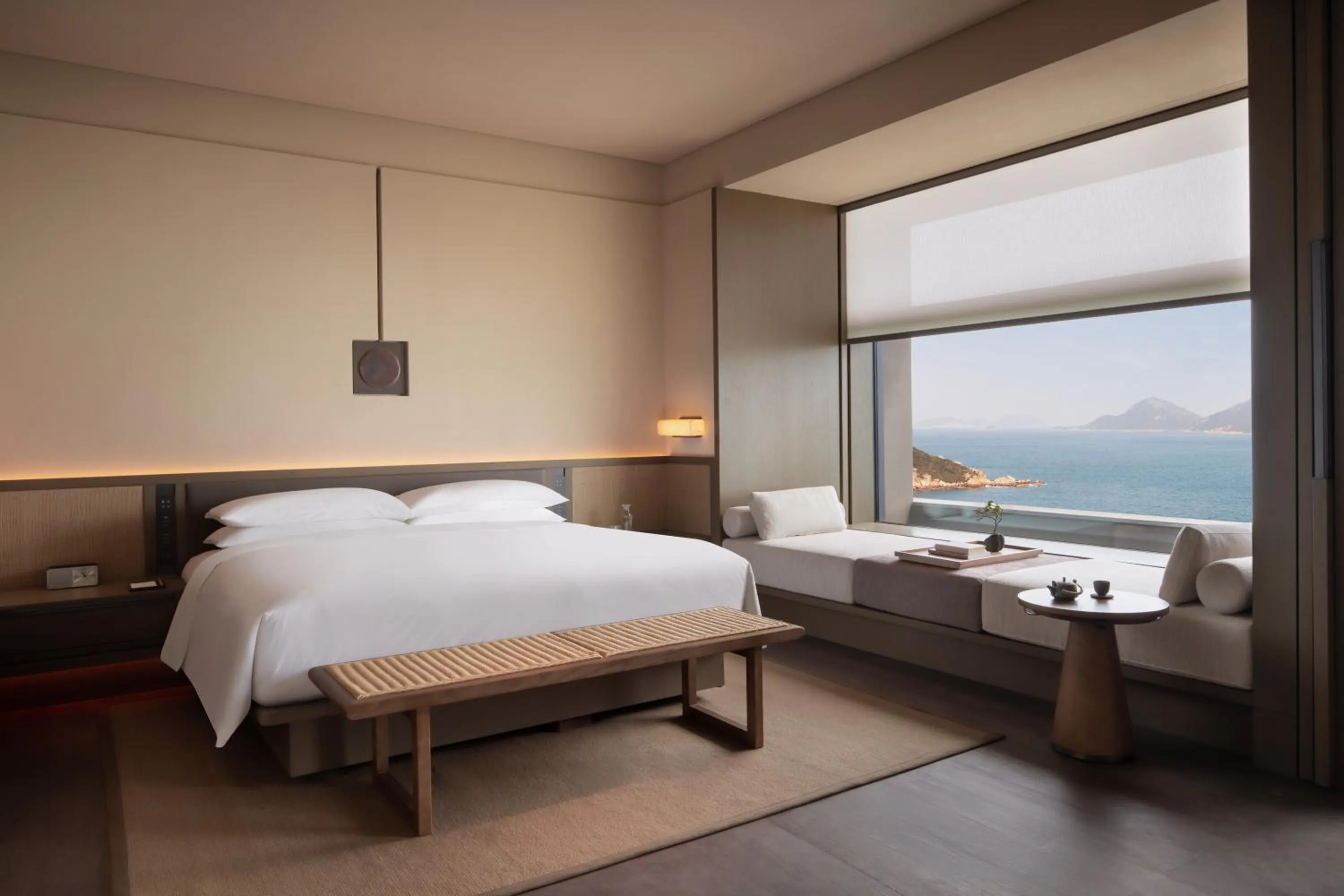 Bedroom, Bed in Alila Dong'Ao Island Zhuhai