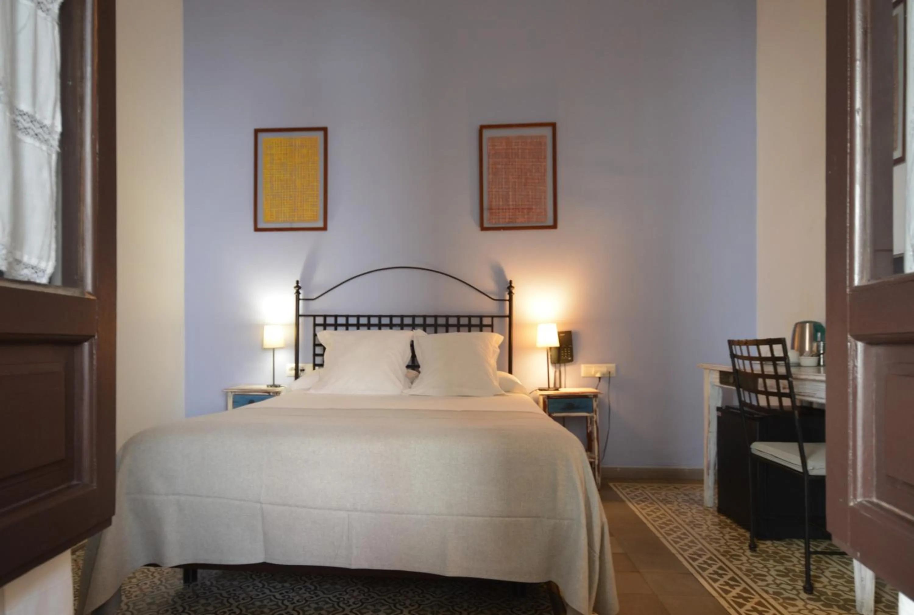 Bed in Hotel Casa de los Azulejos