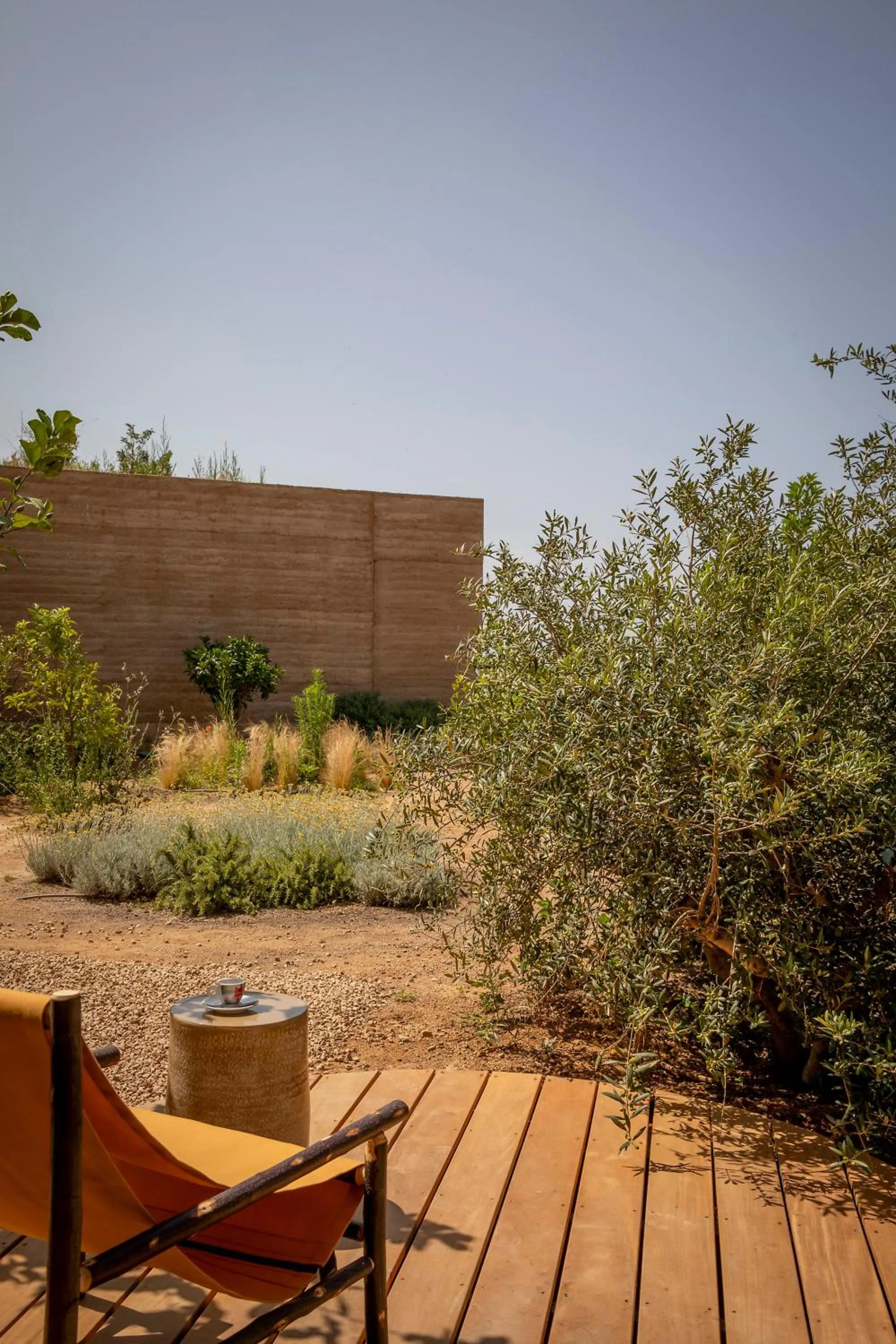 Patio in Hôtel Mylos - Cargèse, Piscine Intérieure et Extérieure