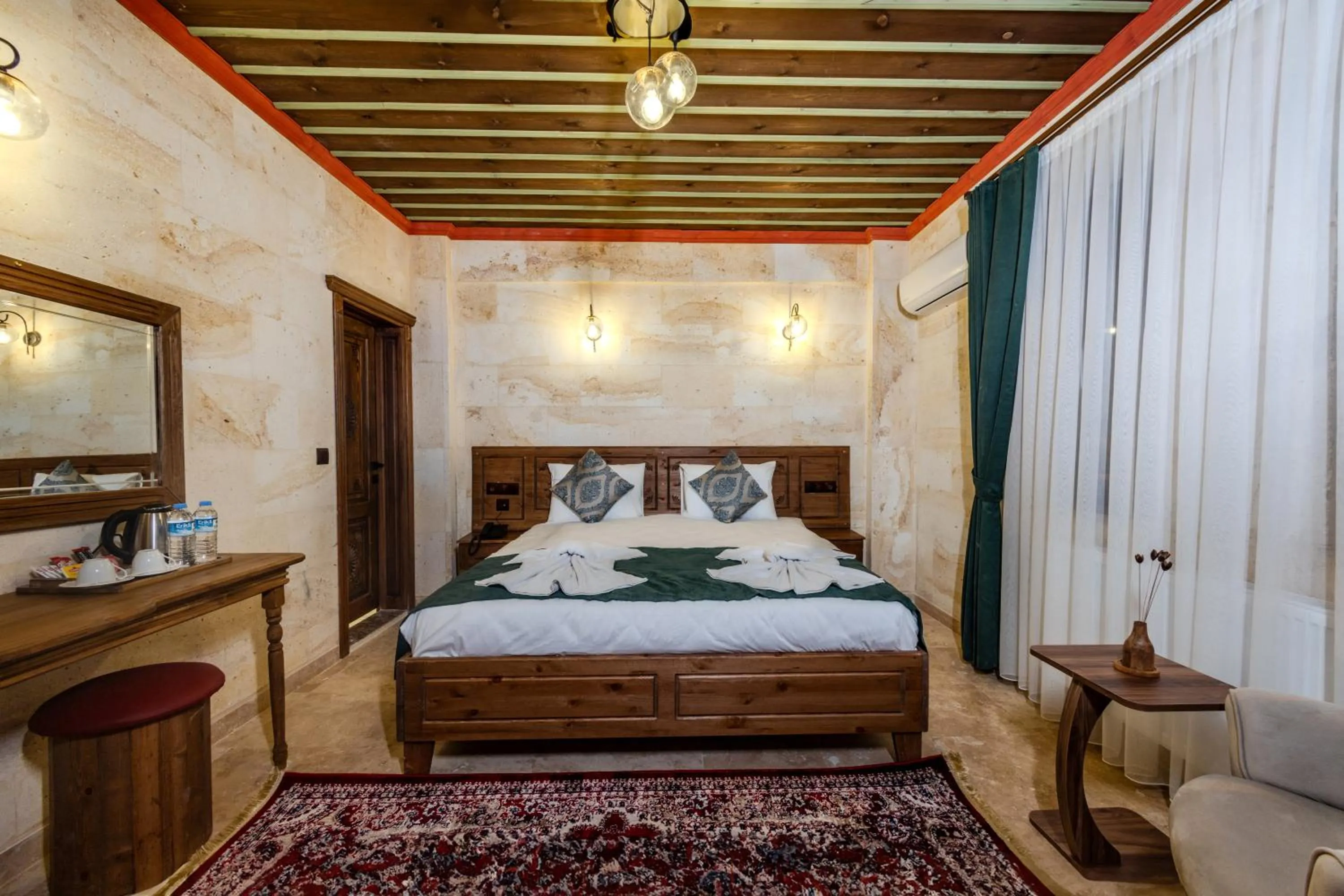 Bed in Mai Cappadocia Hotel