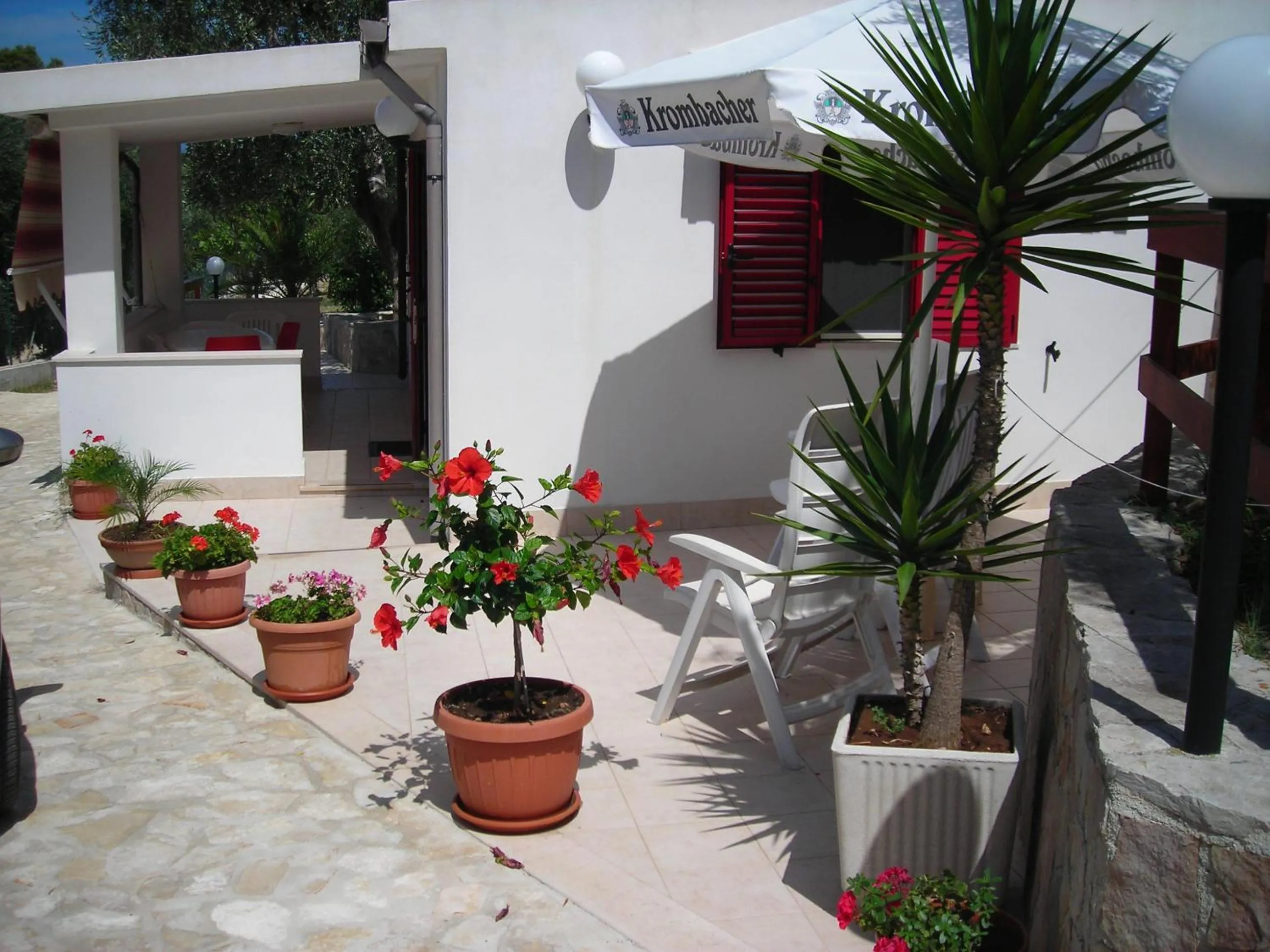Garden view in Villa Celeste Apartments Vieste -