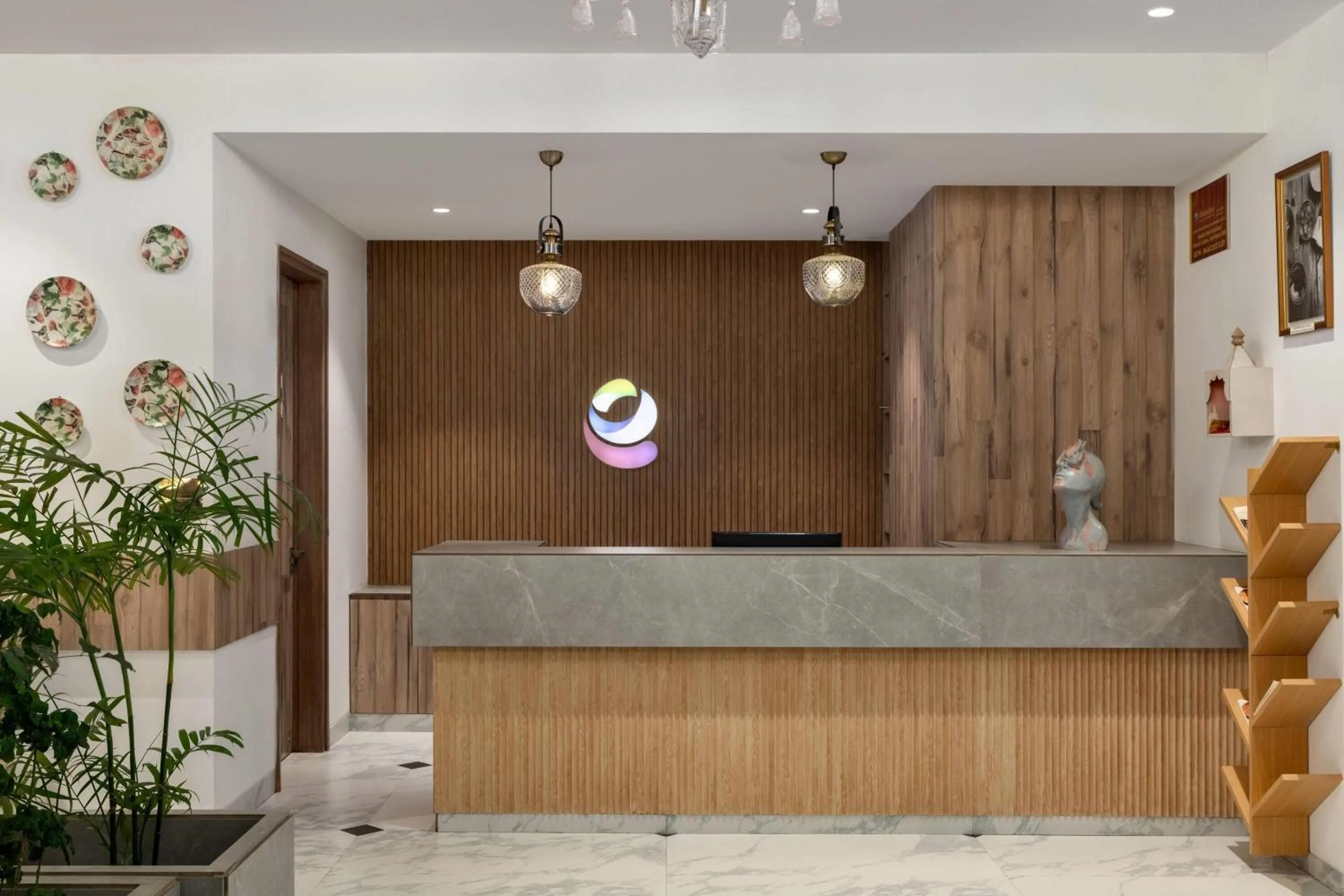 Lobby or reception in Ramada Encore by Wyndham Lucknow Airport