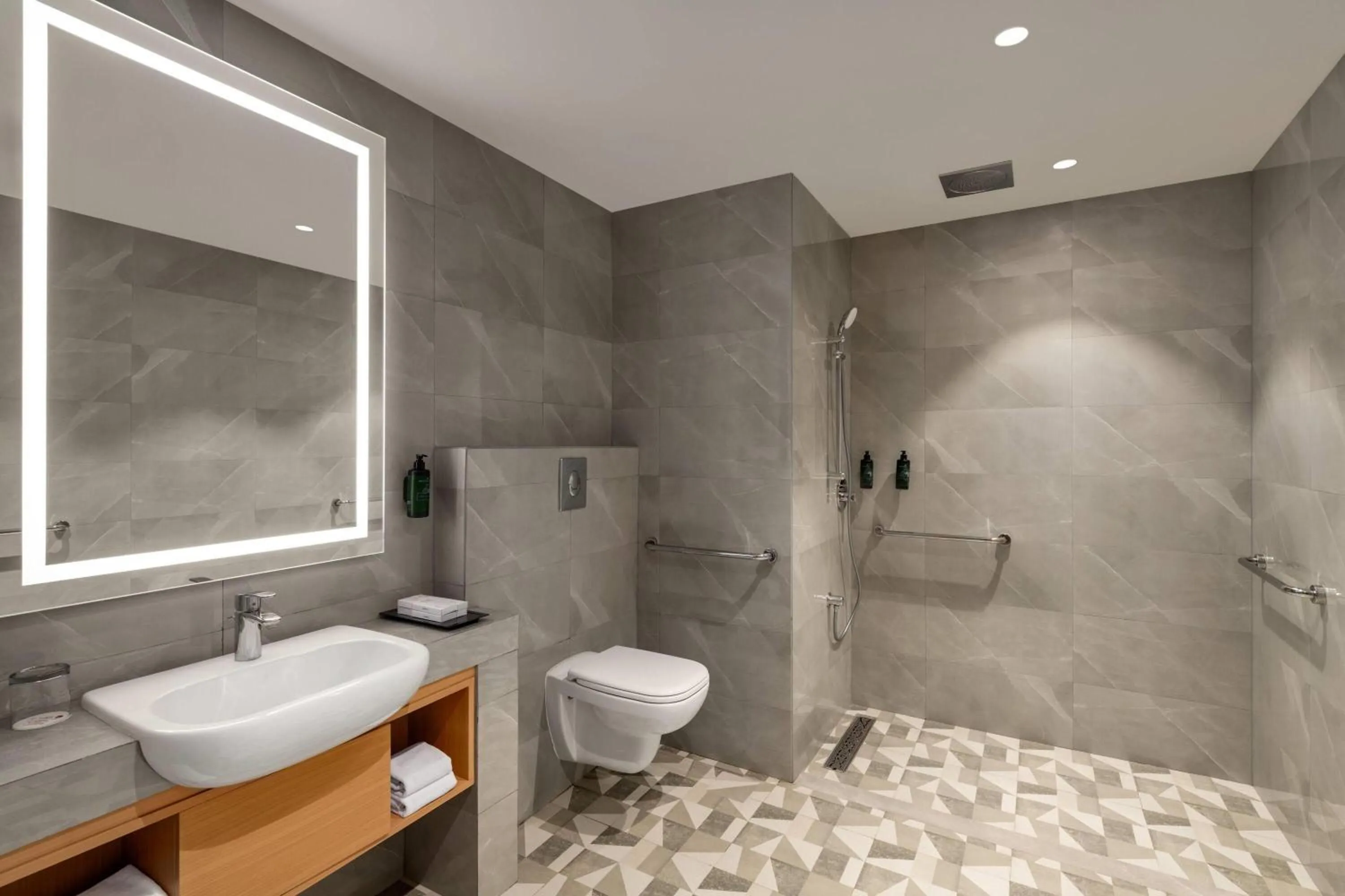 Shower in Ramada Encore by Wyndham Lucknow Airport