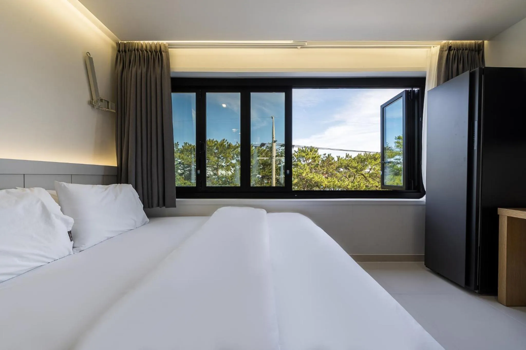 Bed in From H Brown Dot Hotel Gyeongju Yangnam