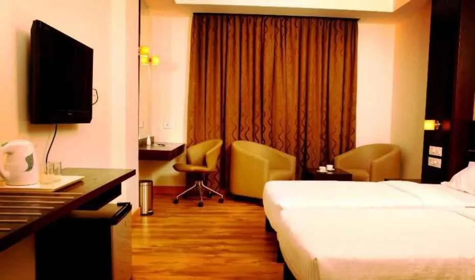 Bed in Sunflower Hotel
