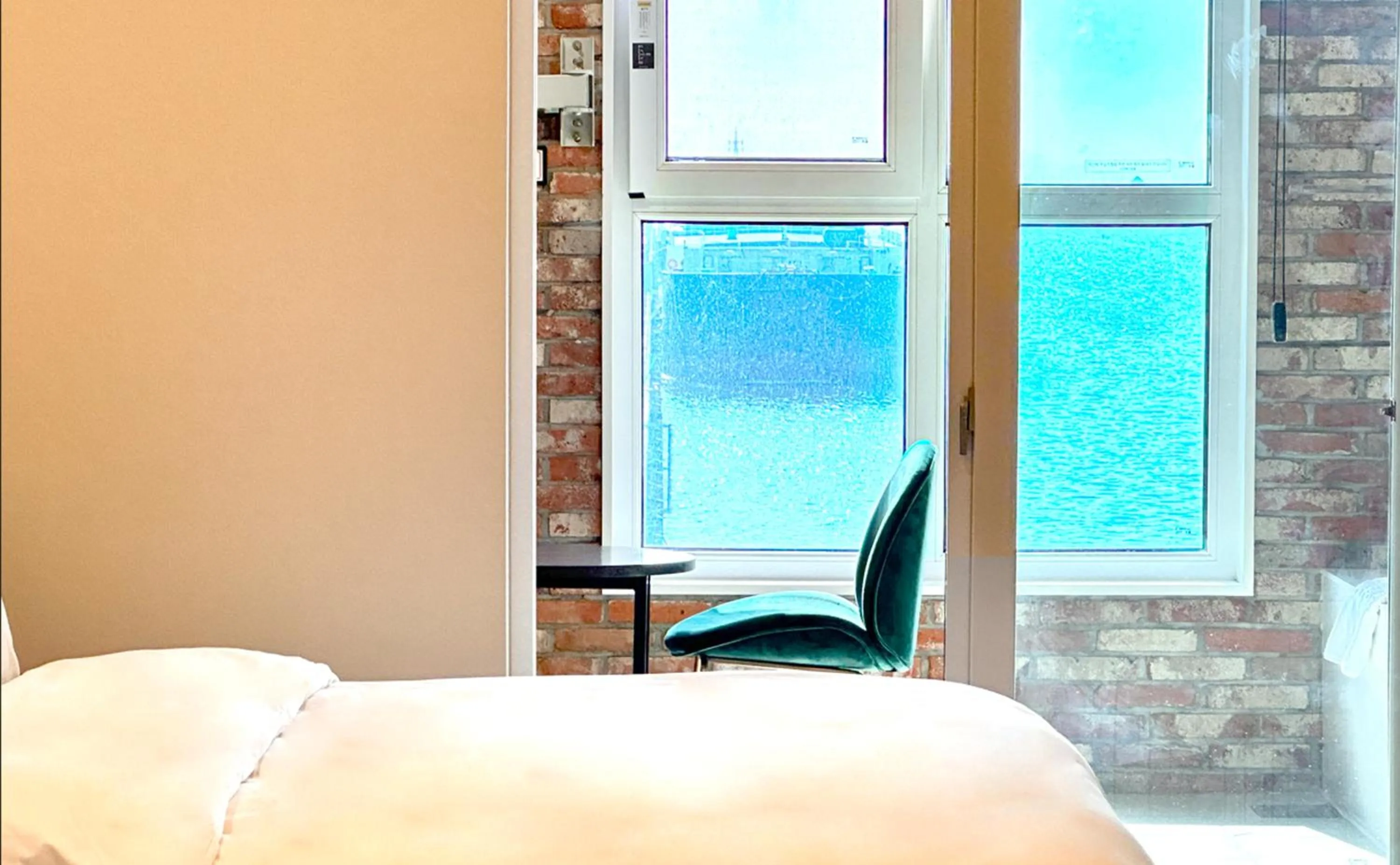 Bedroom, Bed in Restia Incheon Bay Hotel