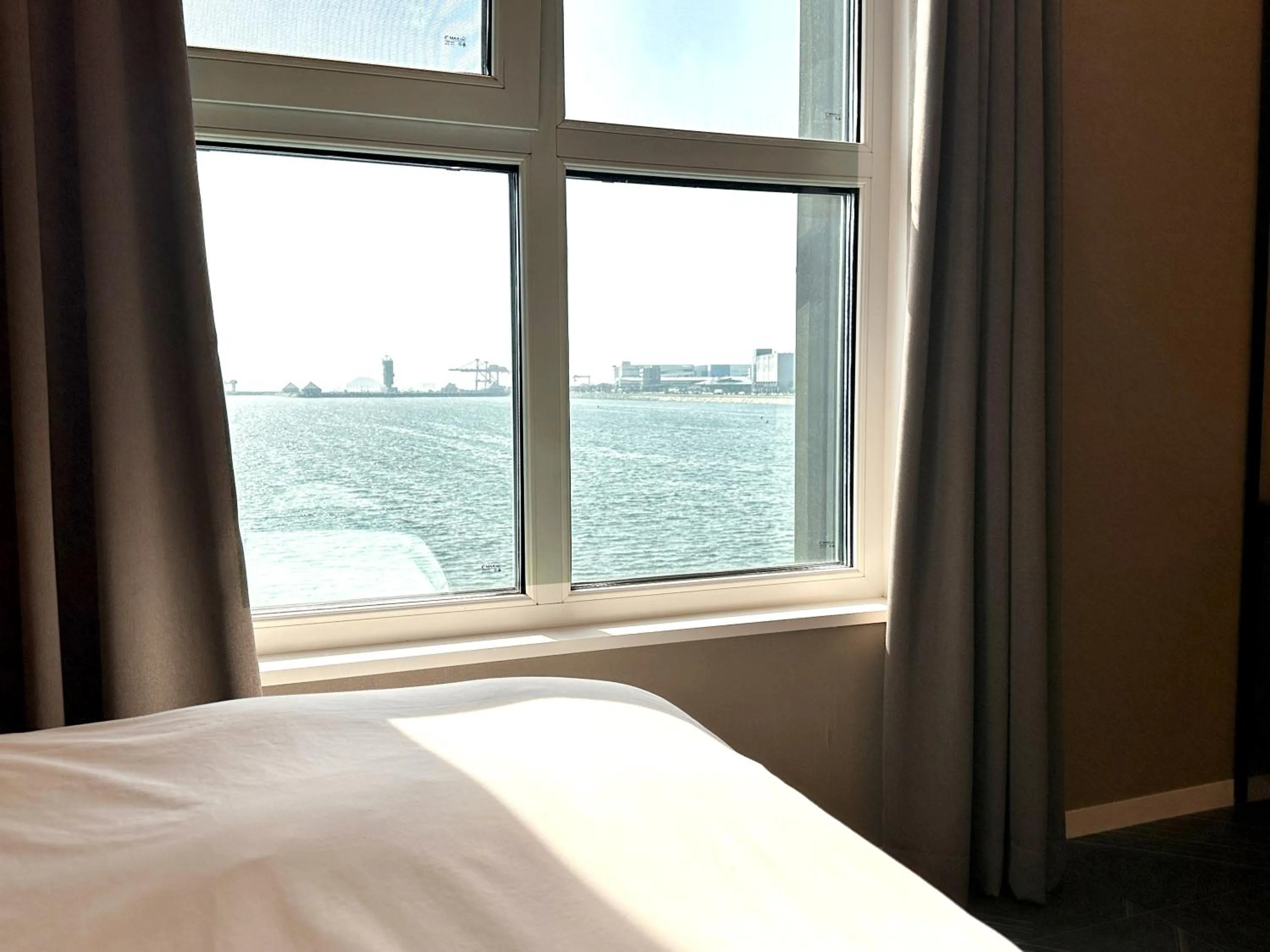 Bed in Restia Incheon Bay Hotel