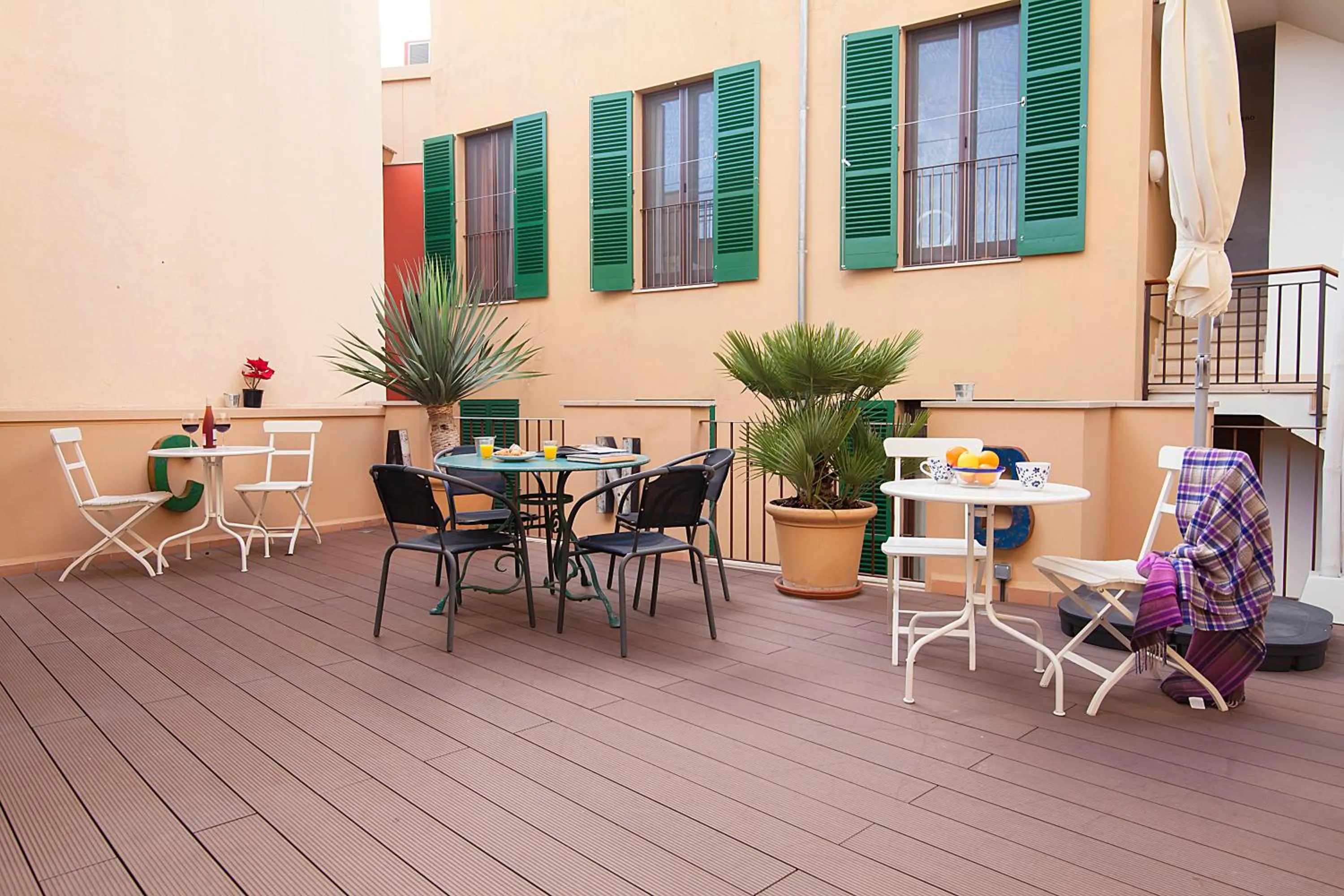 Balcony/Terrace in Can Blau Homes Turismo de Interior