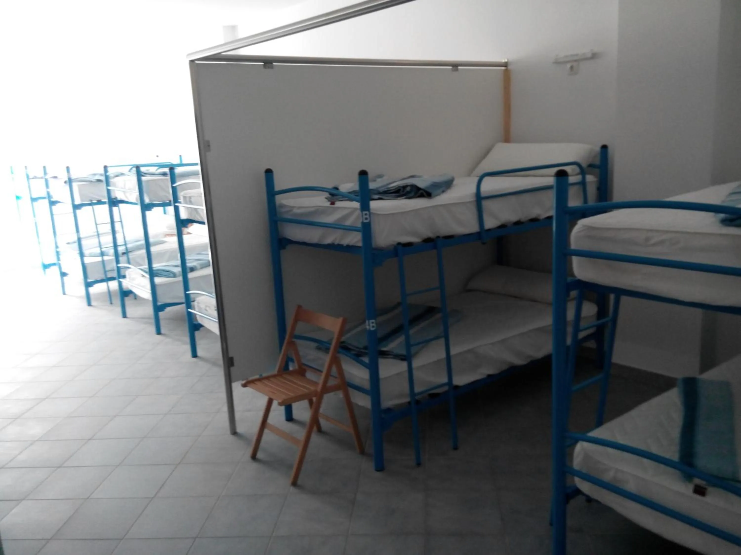 Decorative detail, Bed in Albergue @ Muxia