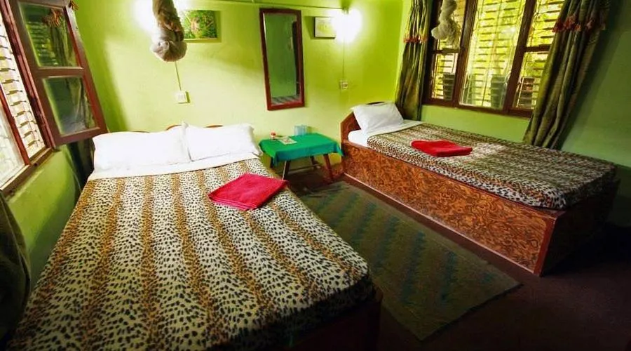 Standard Twin Room with Garden View in Chitwan Gaida Lodge - Animal Lovers & Birdwatchers Paradise