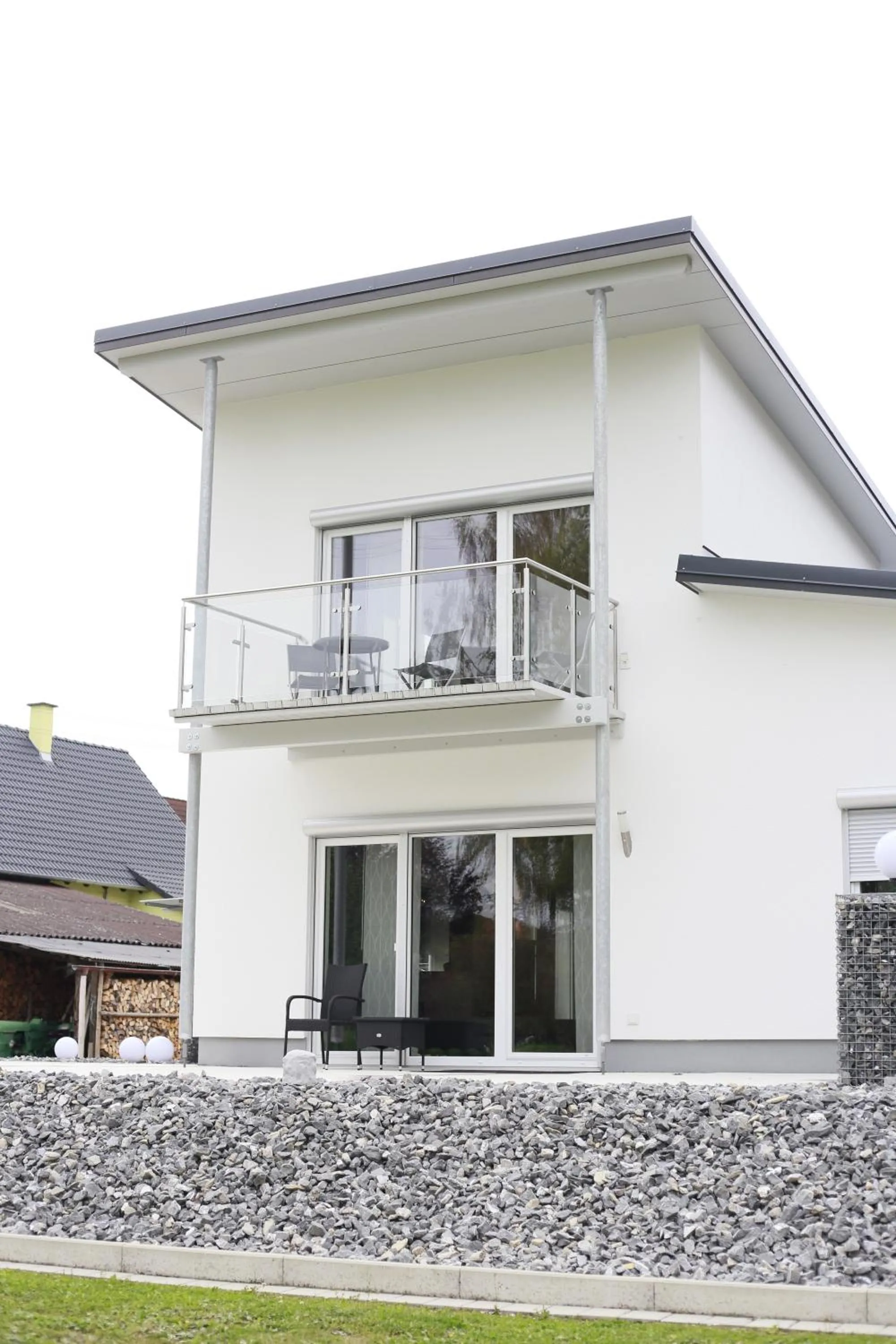 Balcony/Terrace in Ferienwohnung am Weinberg
