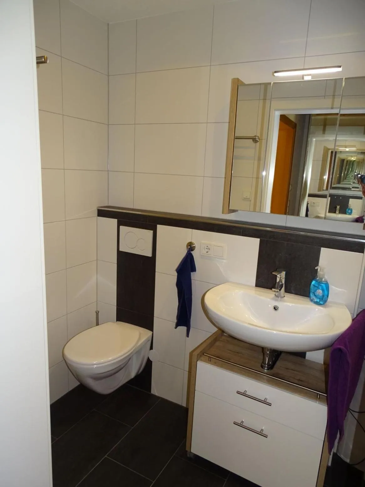 Bathroom in Ferienwohnung am Weinberg