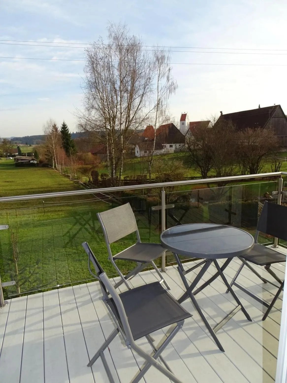 Balcony/Terrace in Ferienwohnung am Weinberg