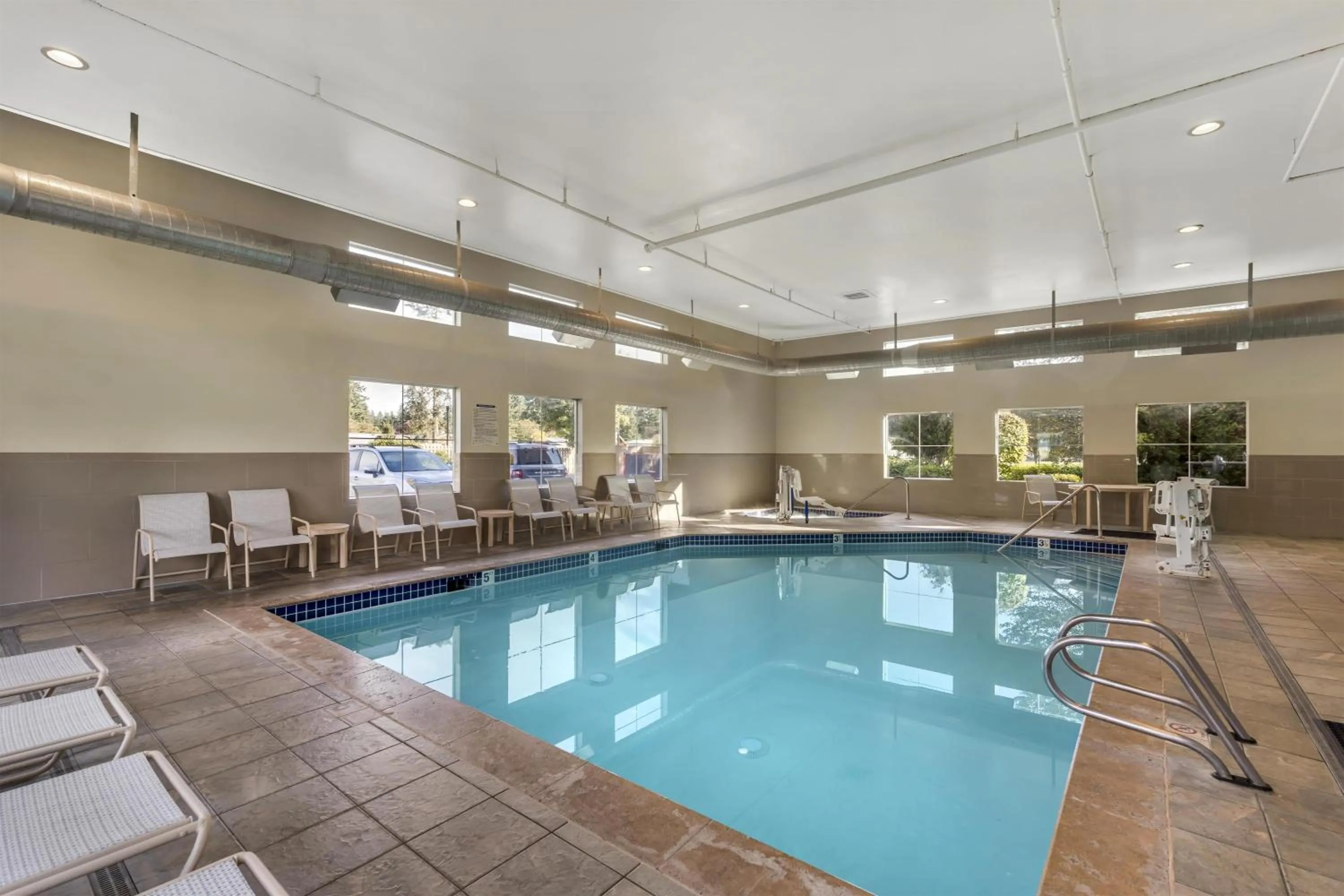 Pool view in Best Western Plus Arlington/Marysville