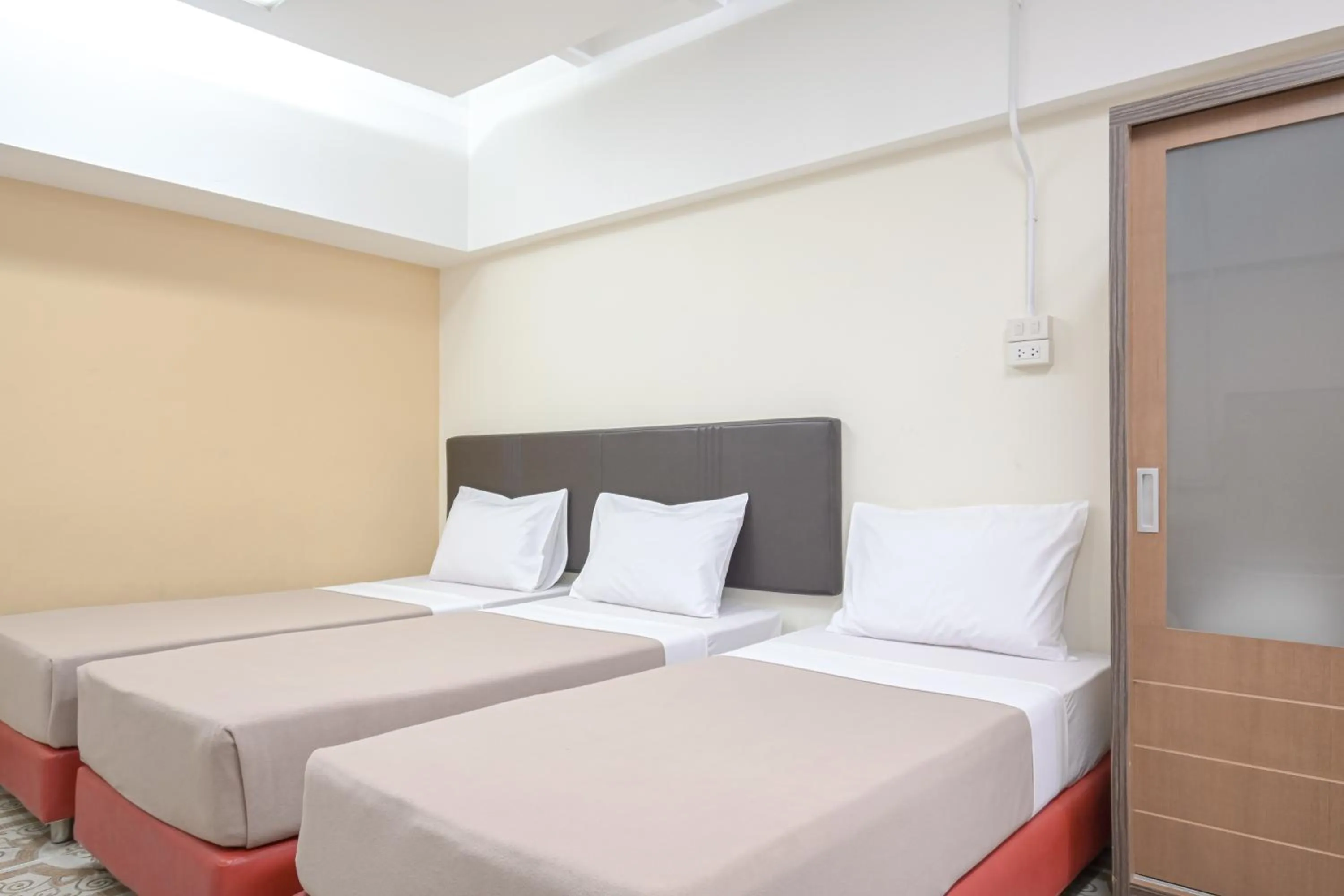 Bed in AC Habitat Bangkok