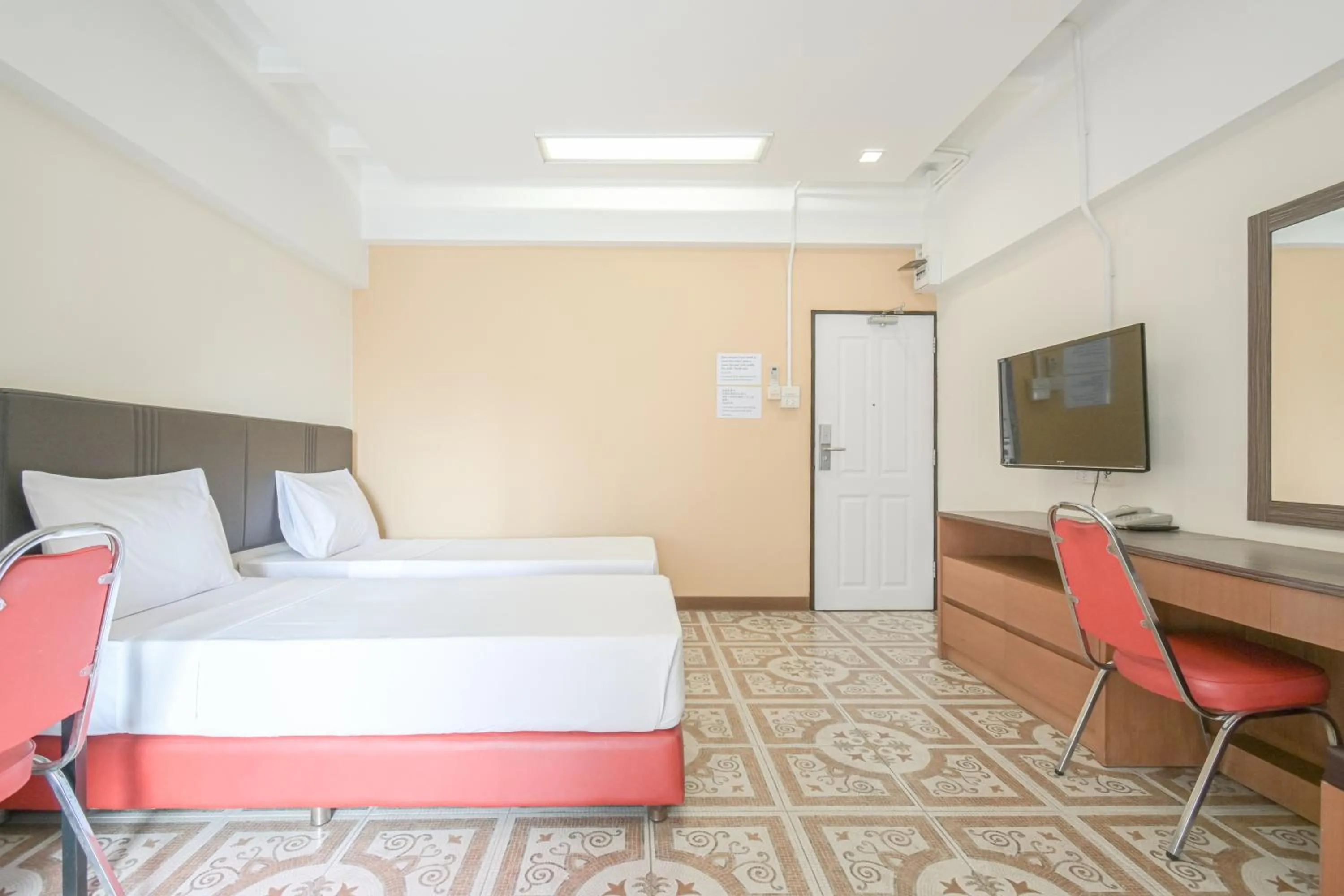 Bed in AC Habitat Bangkok