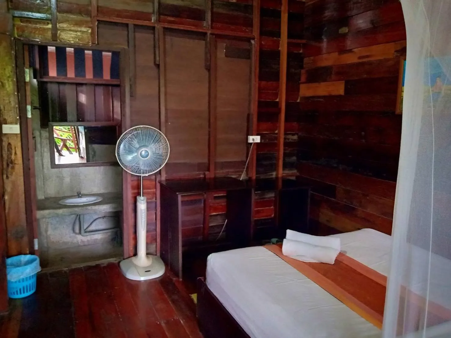 Bed in Namkhong Guesthouse and Resort