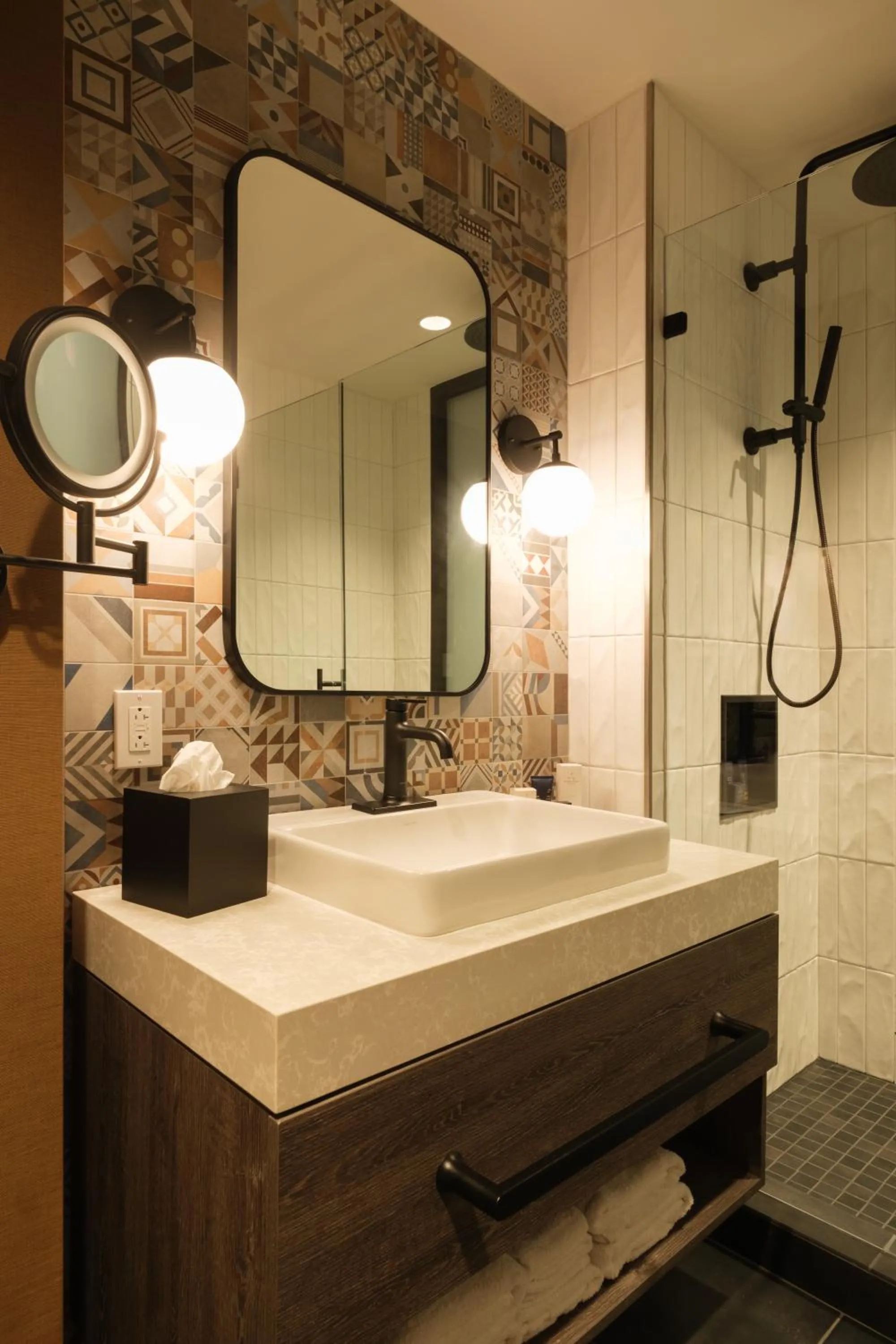 Bathroom in OS Hotel