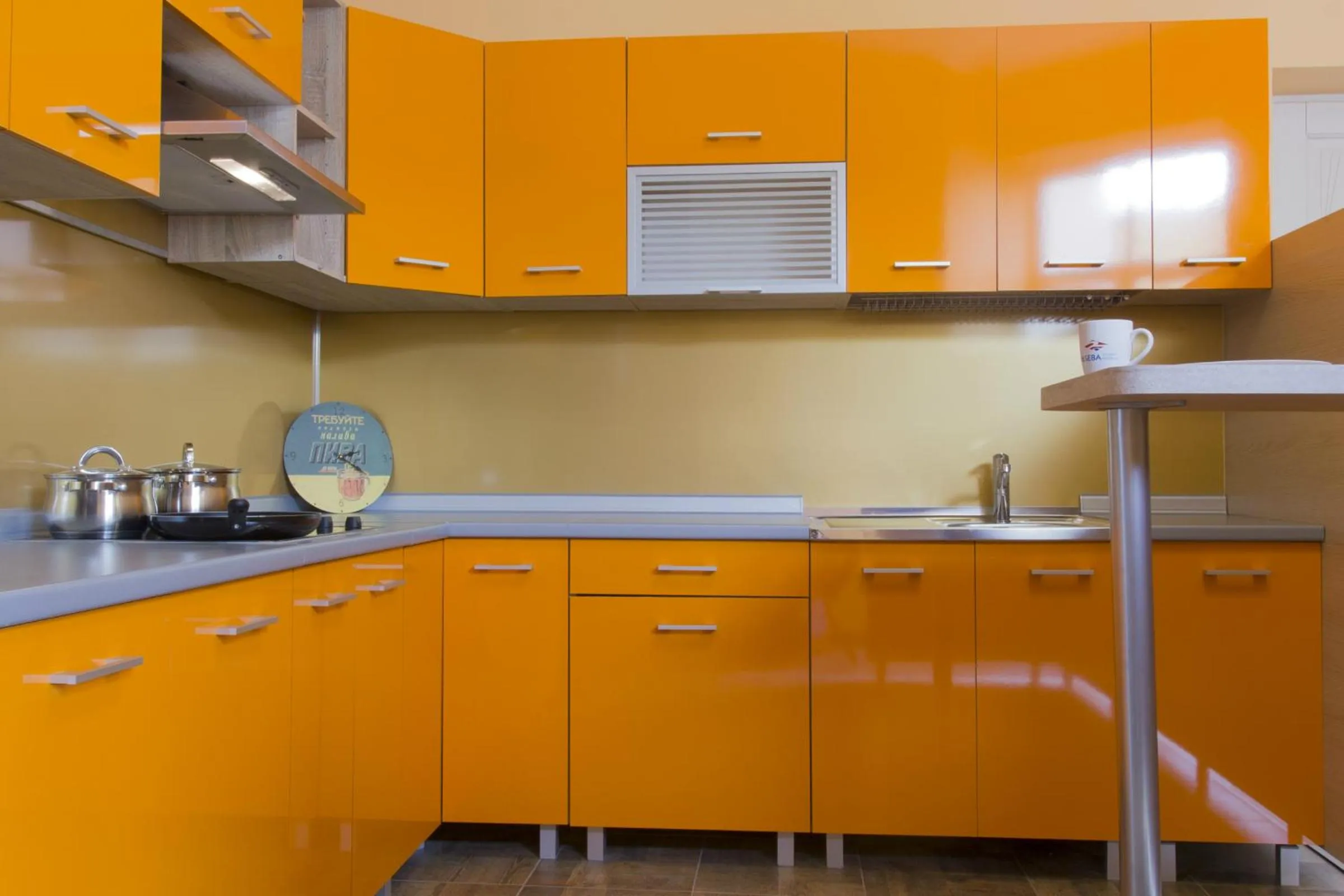 Communal kitchen in Valdemara Residence