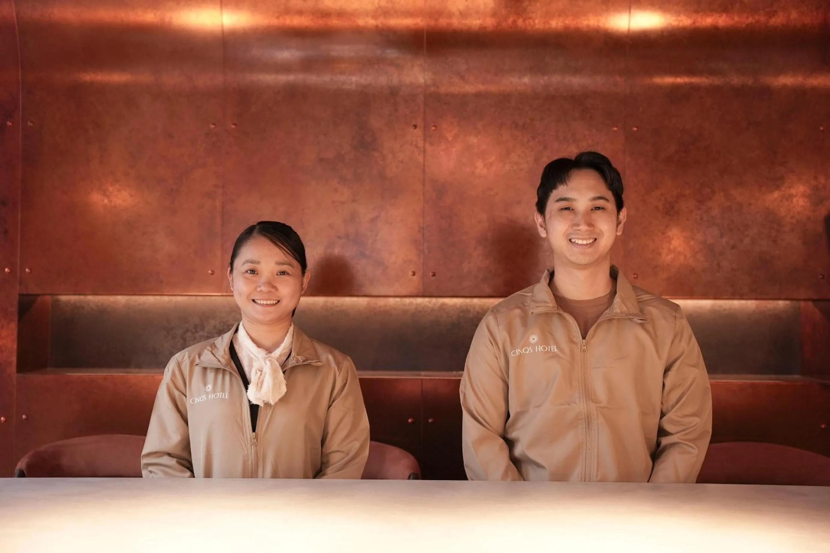 Staff in CINQS Hotel