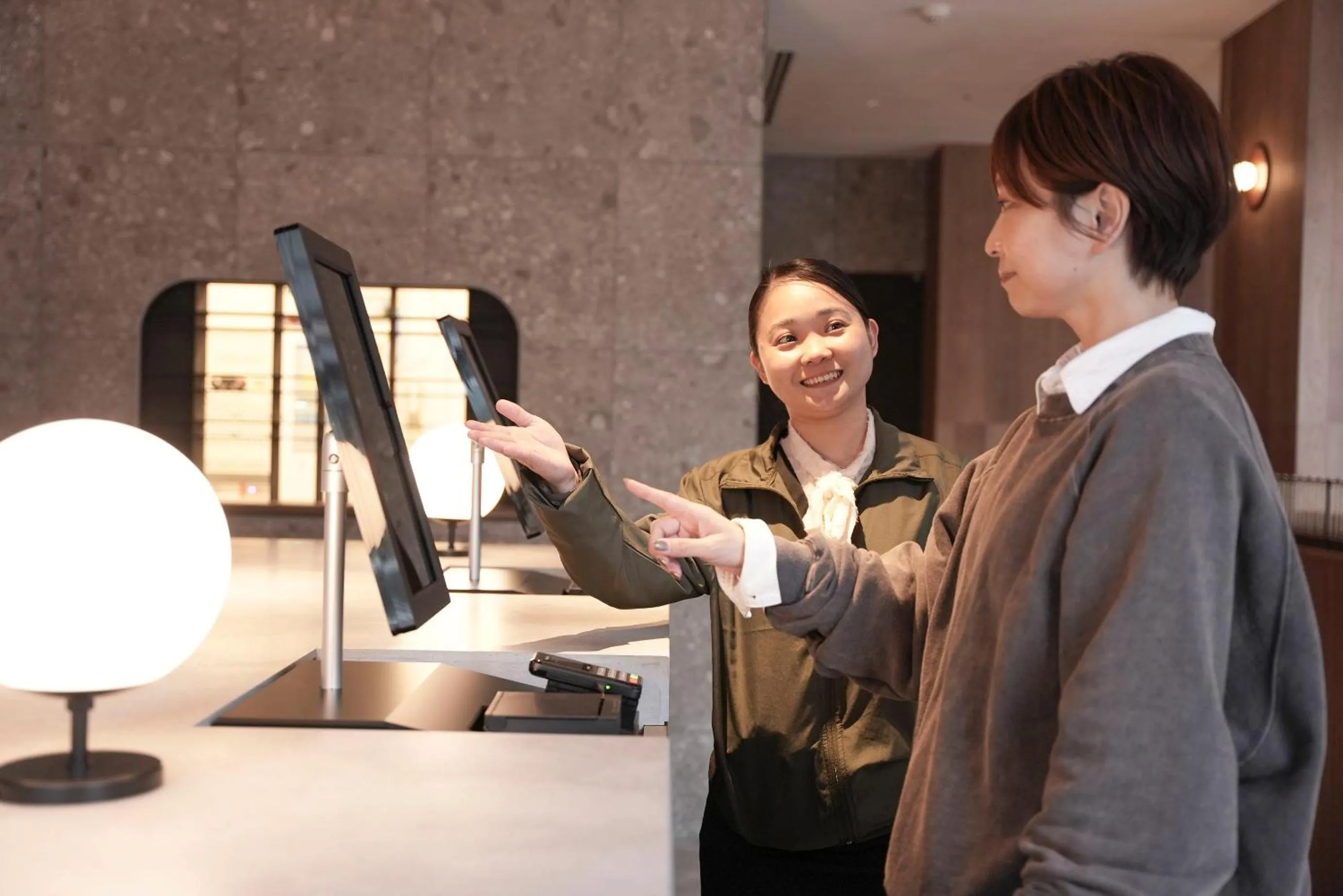 Staff in CINQS Hotel